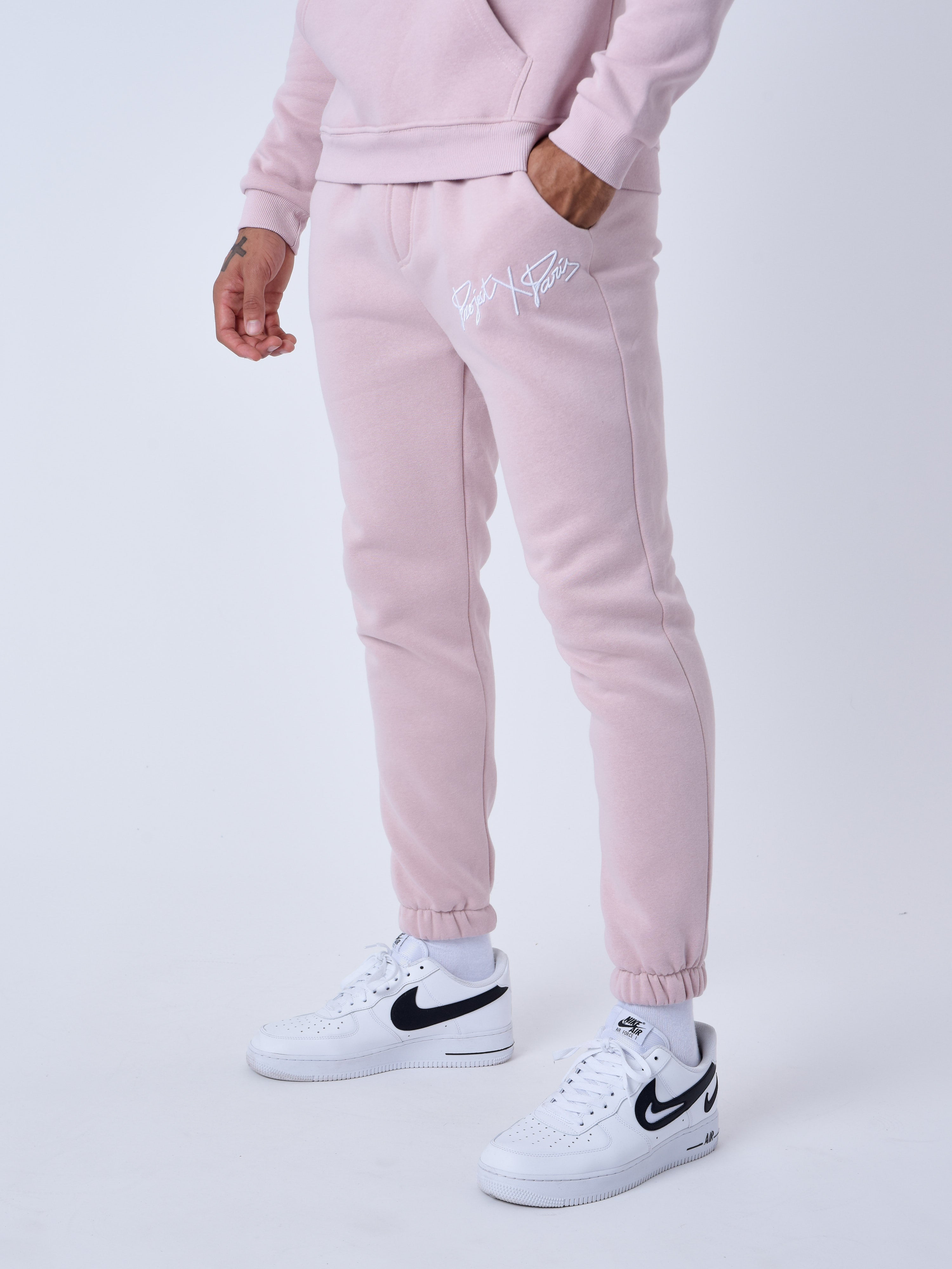 Bas de jogging basic full logo broderie-4