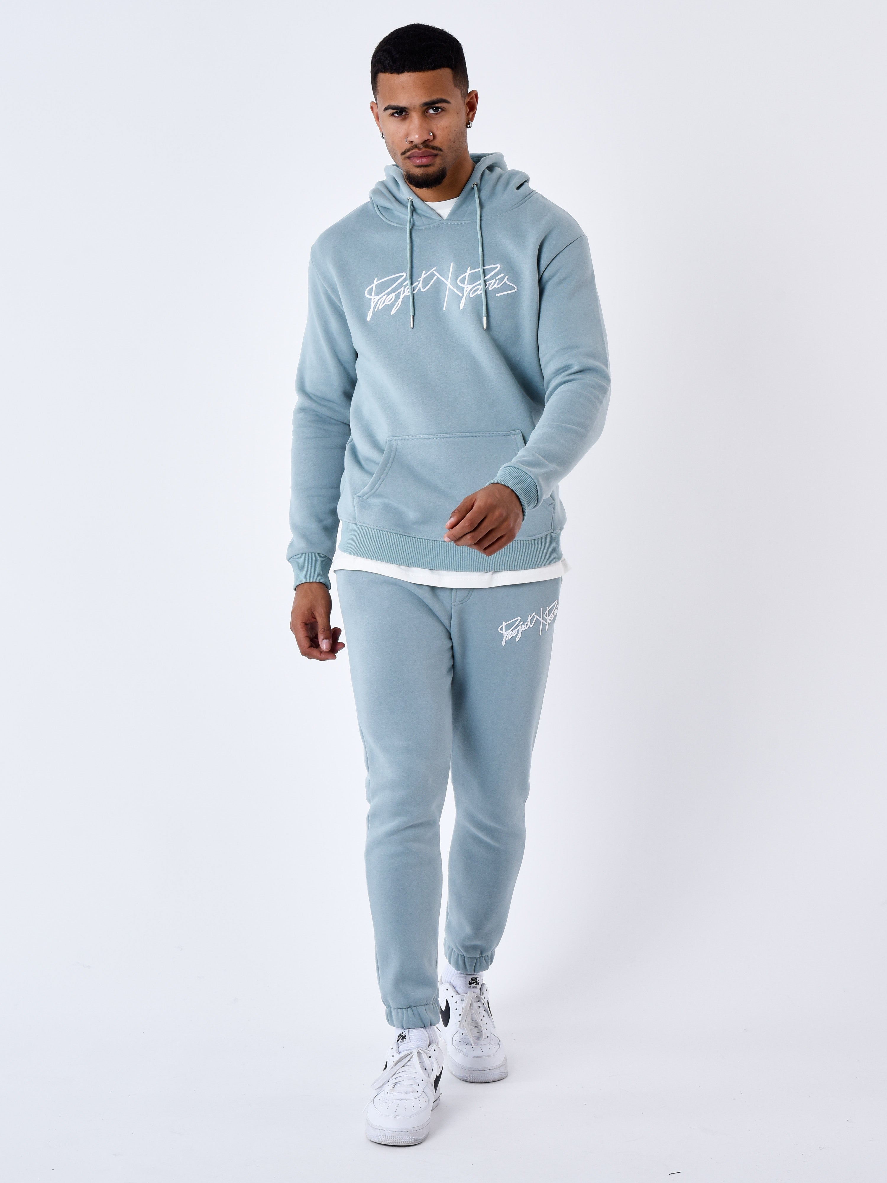 Bas de jogging basic full logo broderie-3