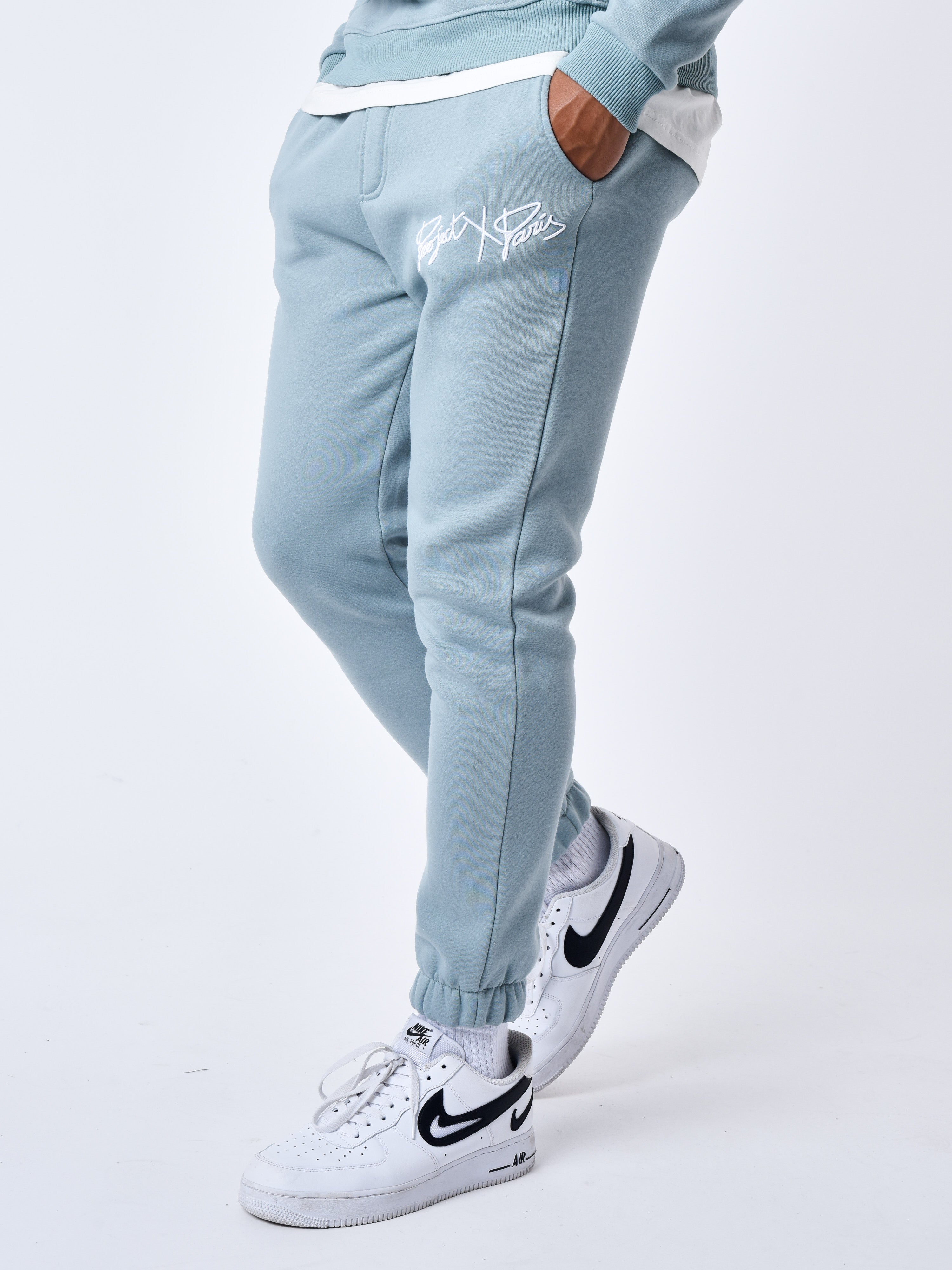 Bas de jogging basic full logo broderie-4
