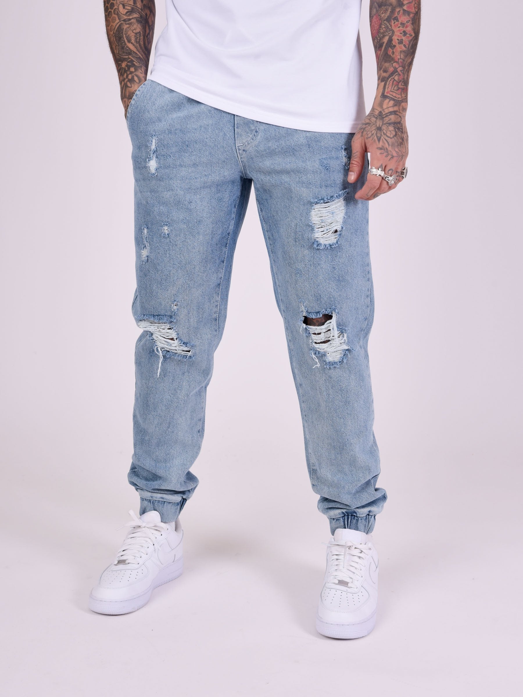 Jean jogger déchiré-1