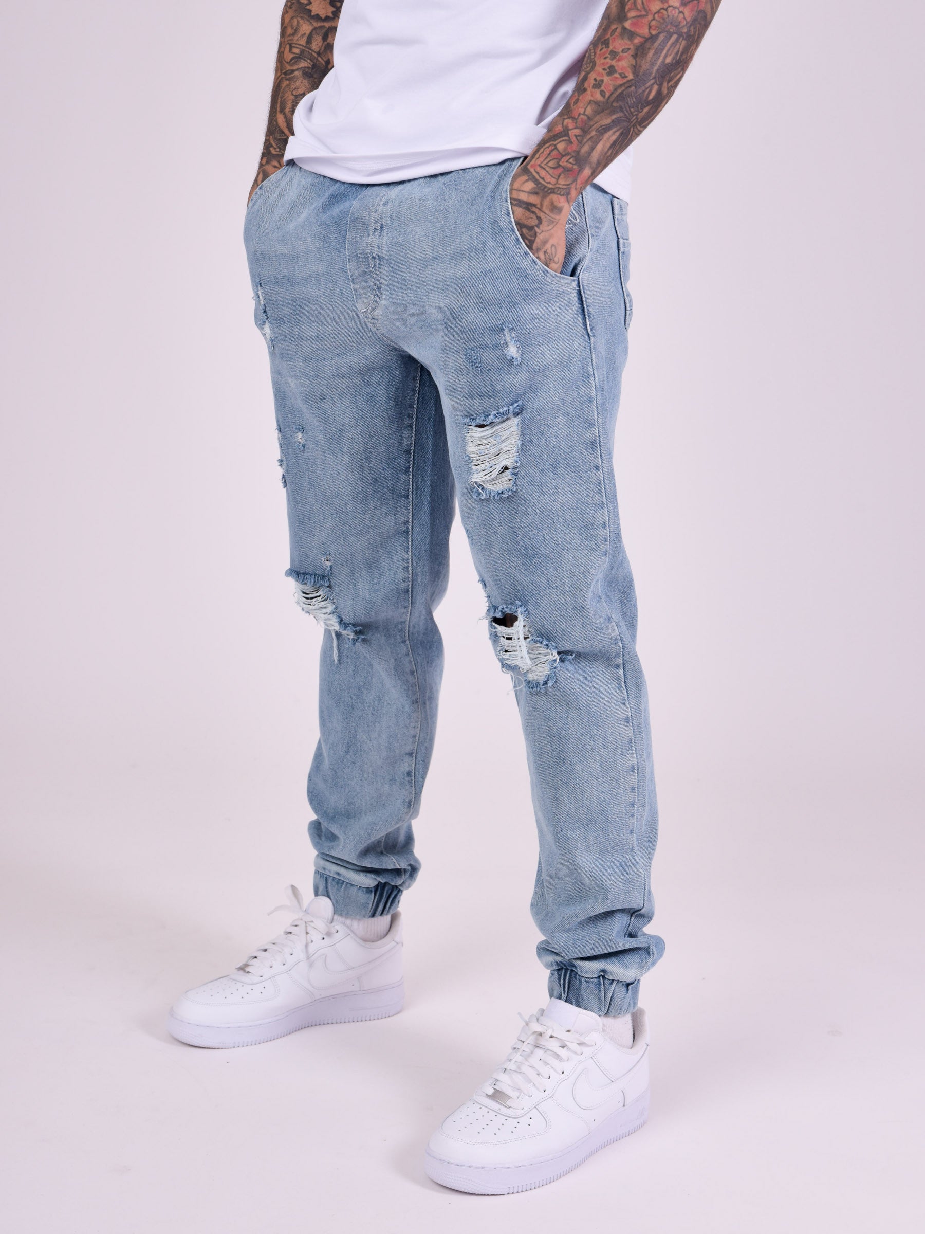 Jean jogger déchiré-4