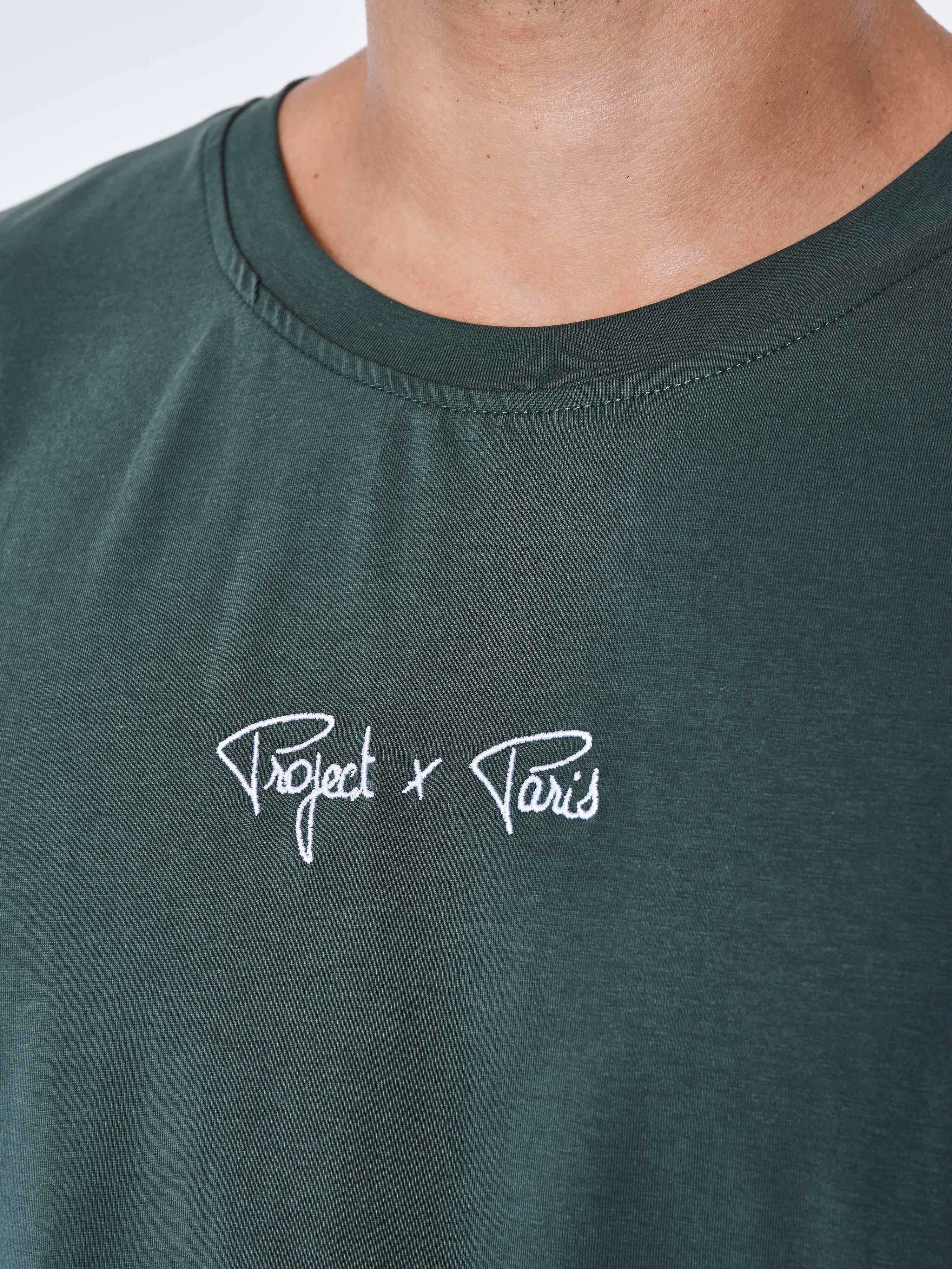 T-skjorte med logo broderi-60