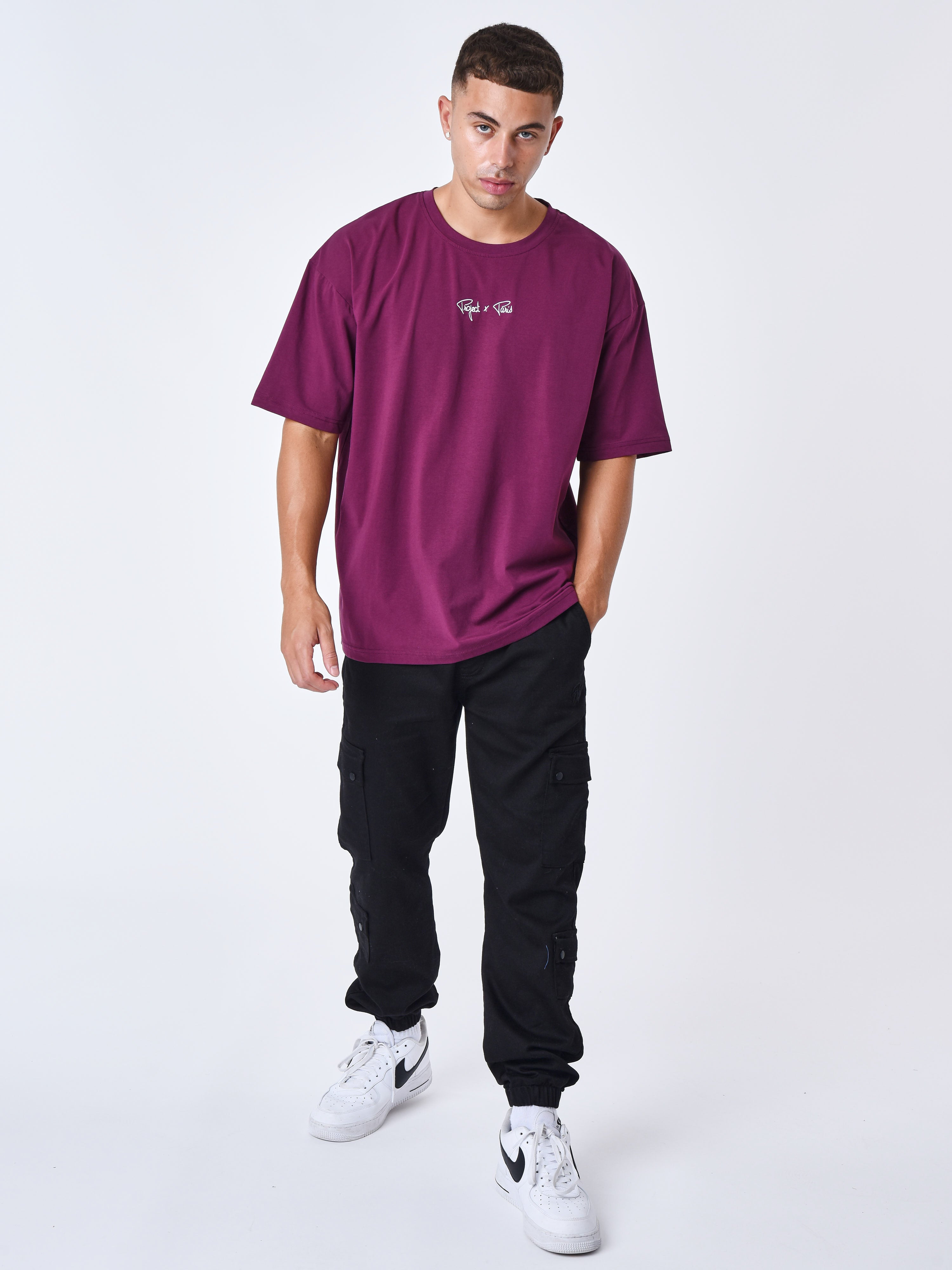 T-skjorte med logo broderi-21