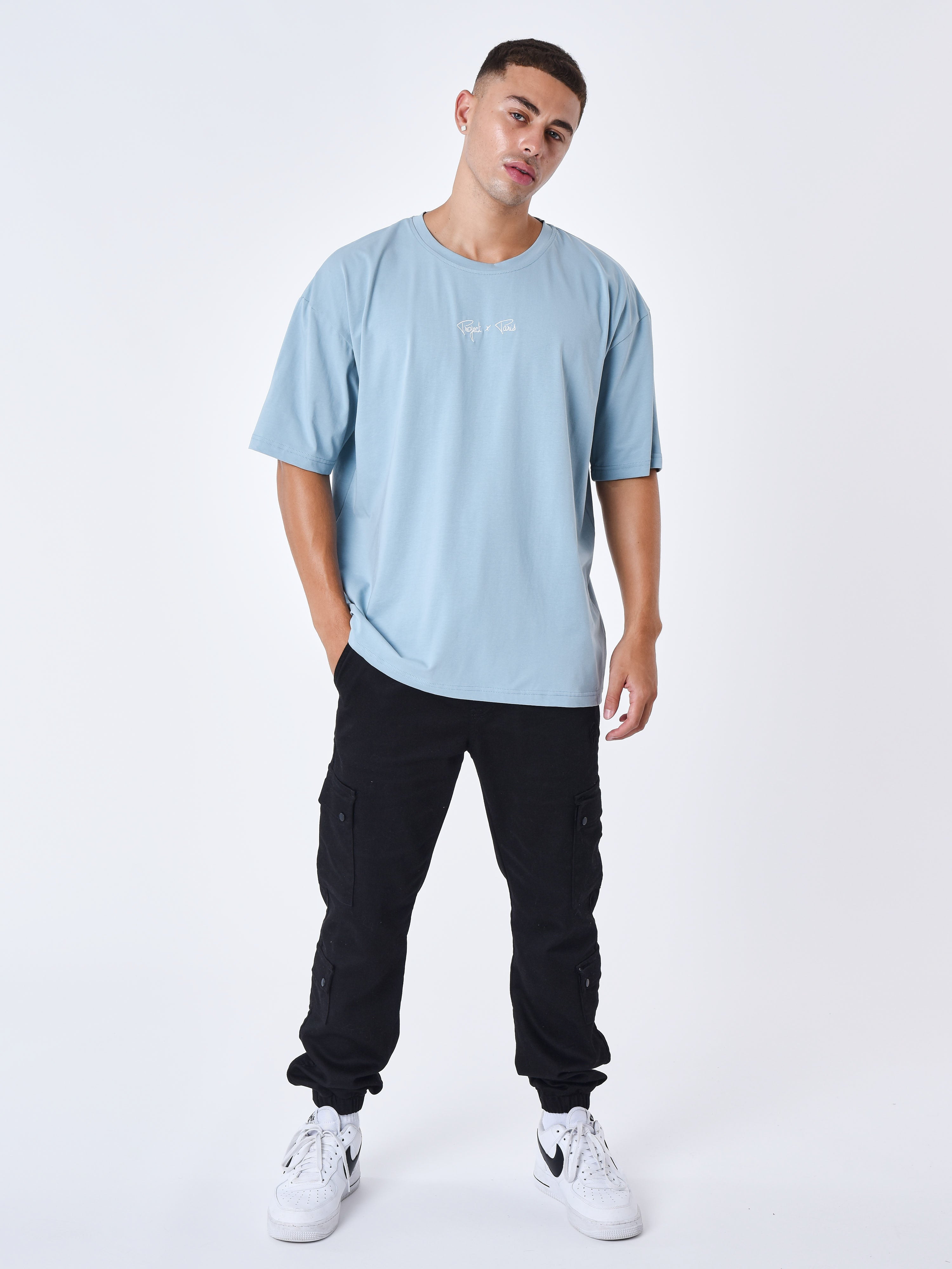 T-skjorte med logo broderi-15