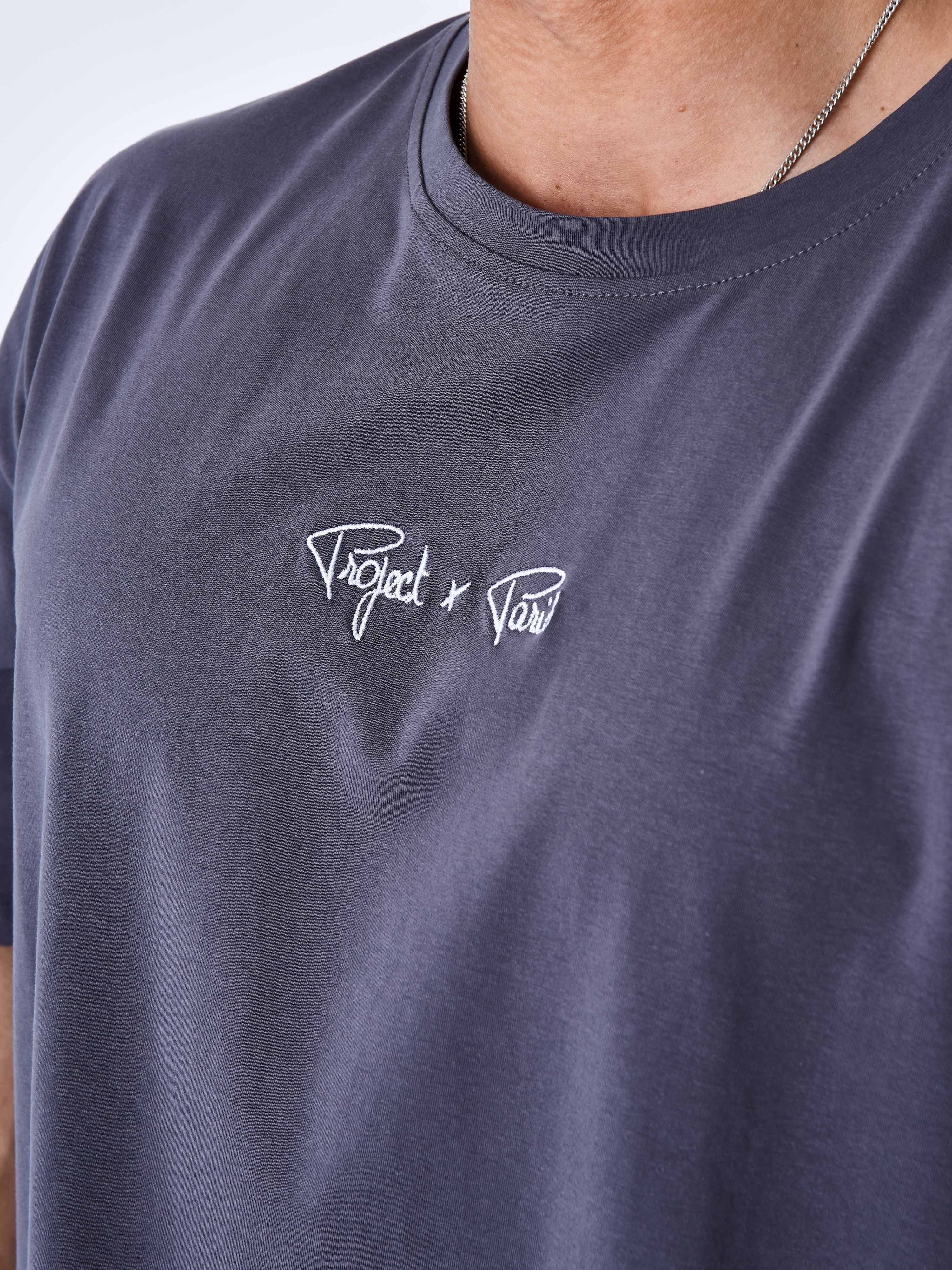 T-shirt med logobroderi-6