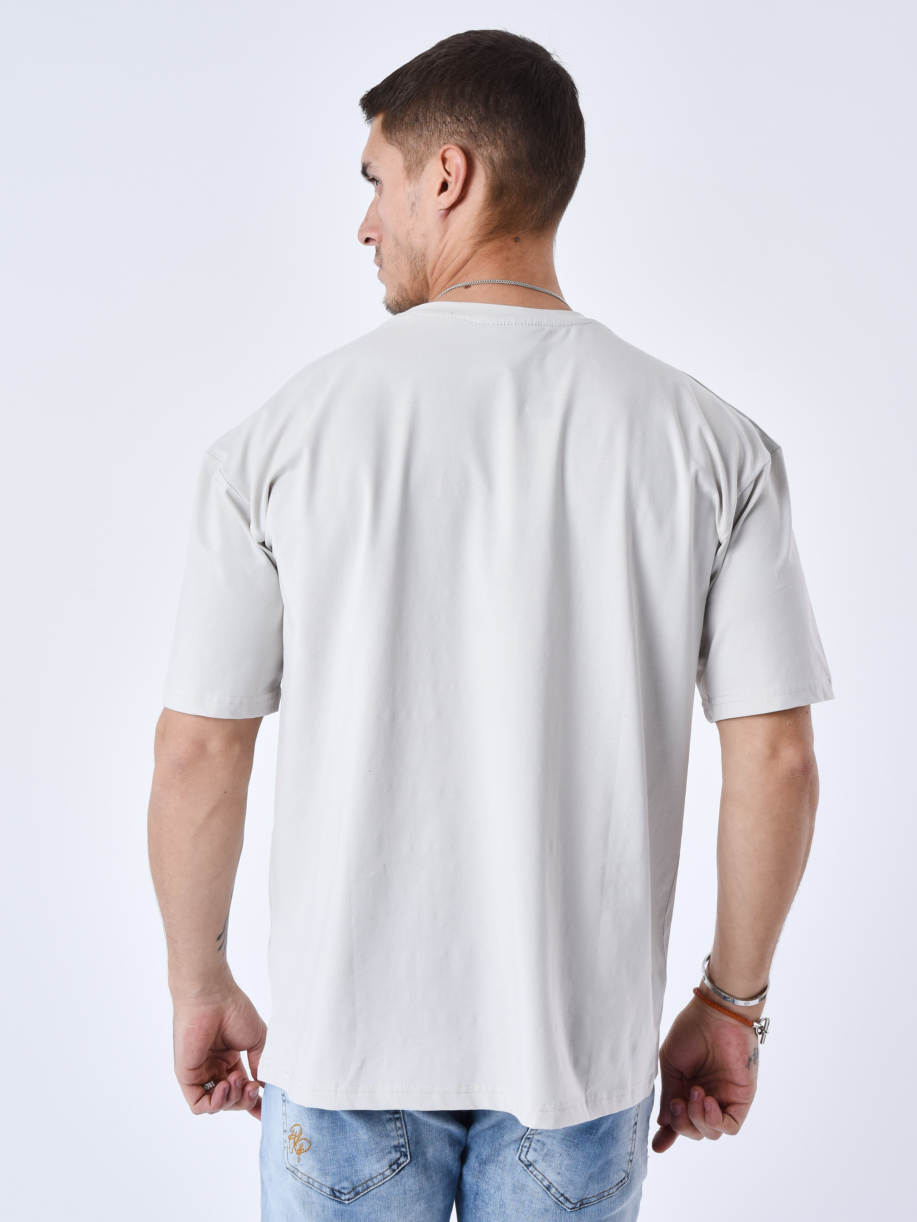 T-shirt met logo borduring-5