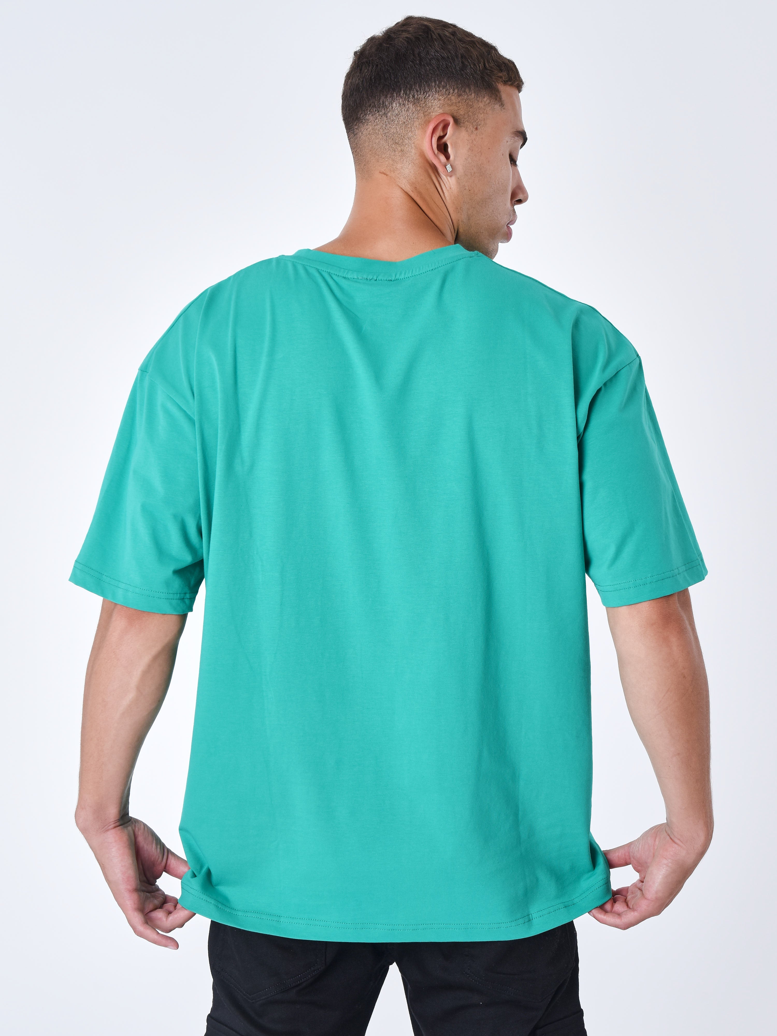 Logo embroidery T-shirt-5