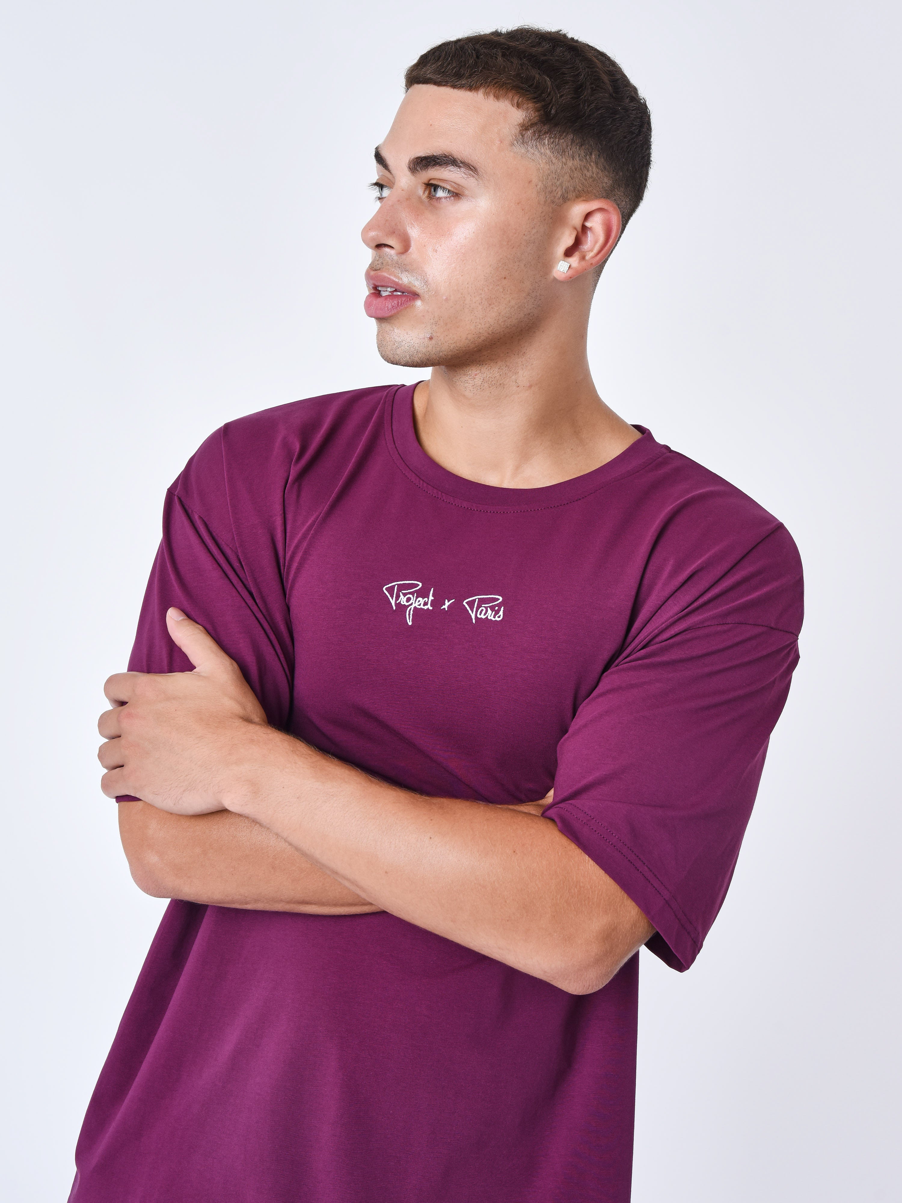 T-skjorte med logo broderi-19