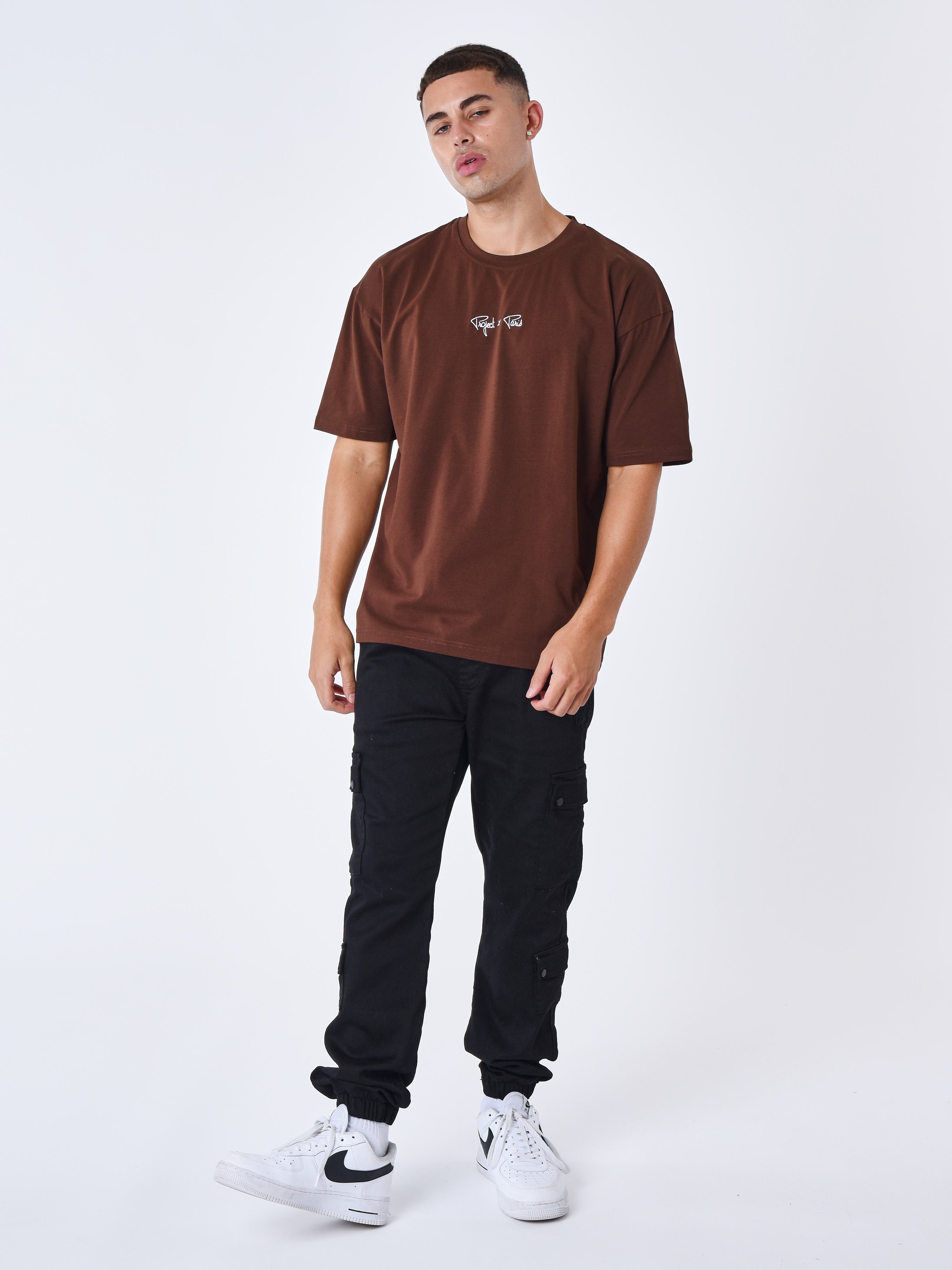 T-skjorte med logo broderi-3