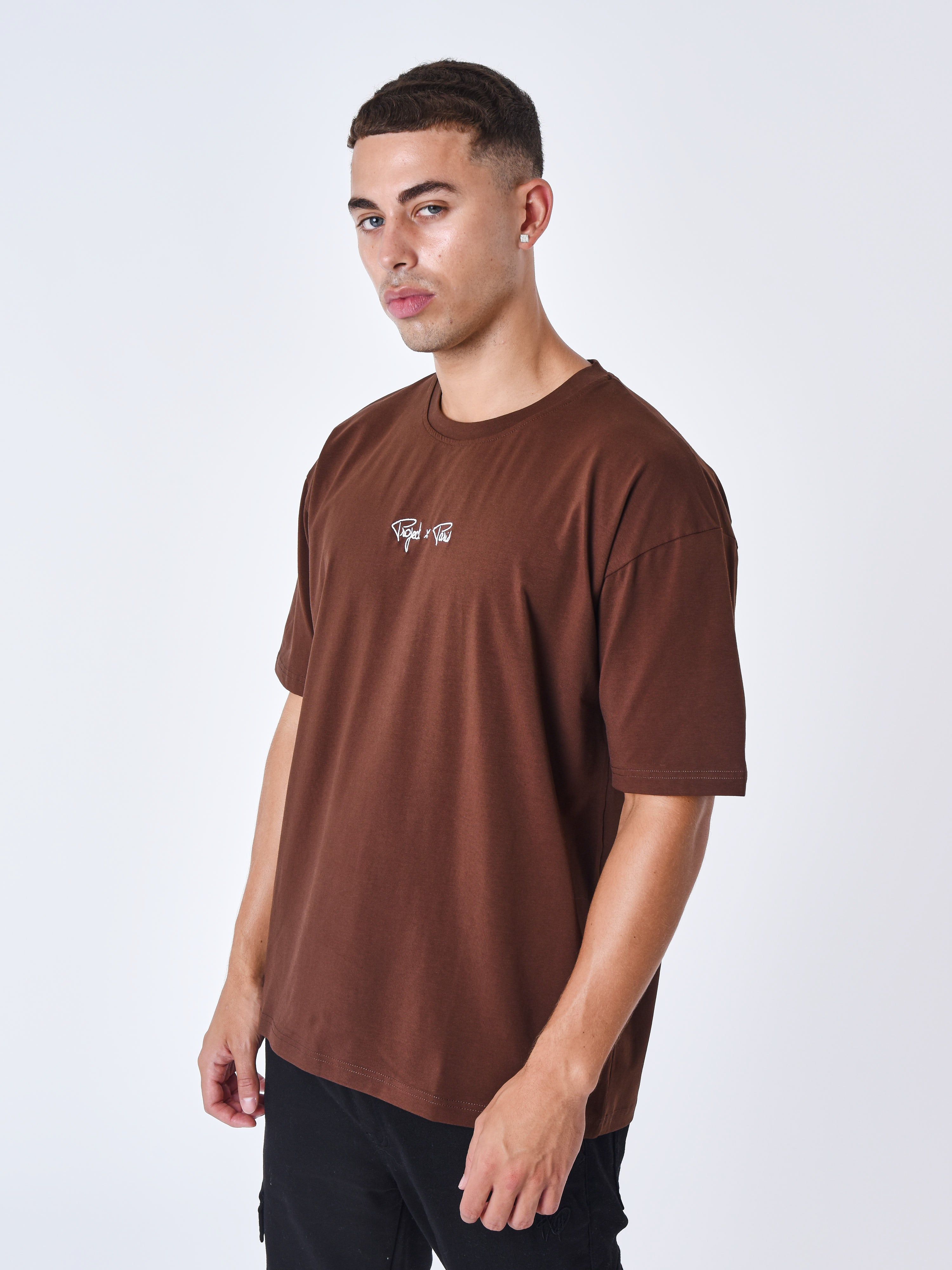 T-skjorte med logo broderi-4