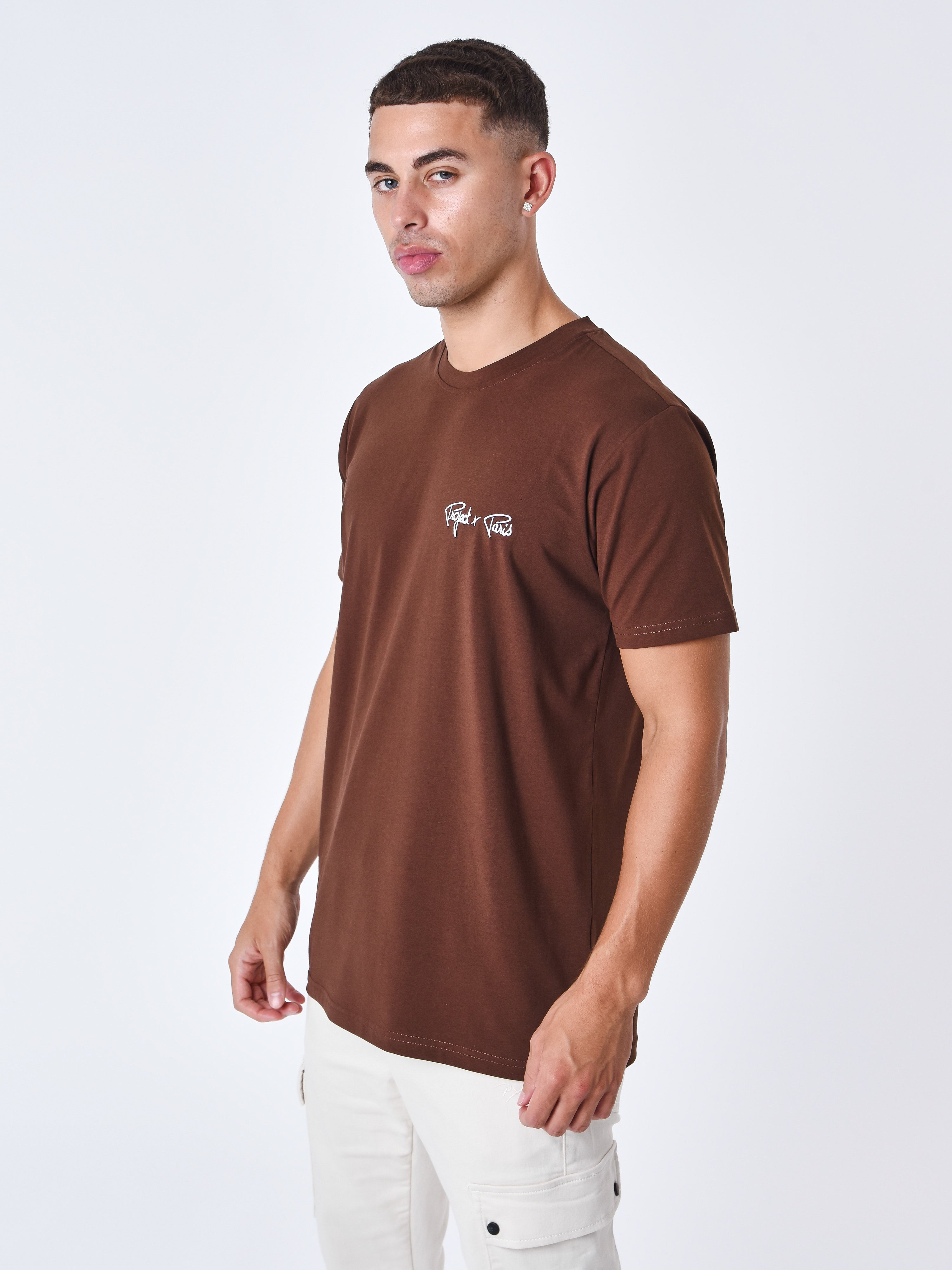 Brodert Signature Logo T-skjorte-1