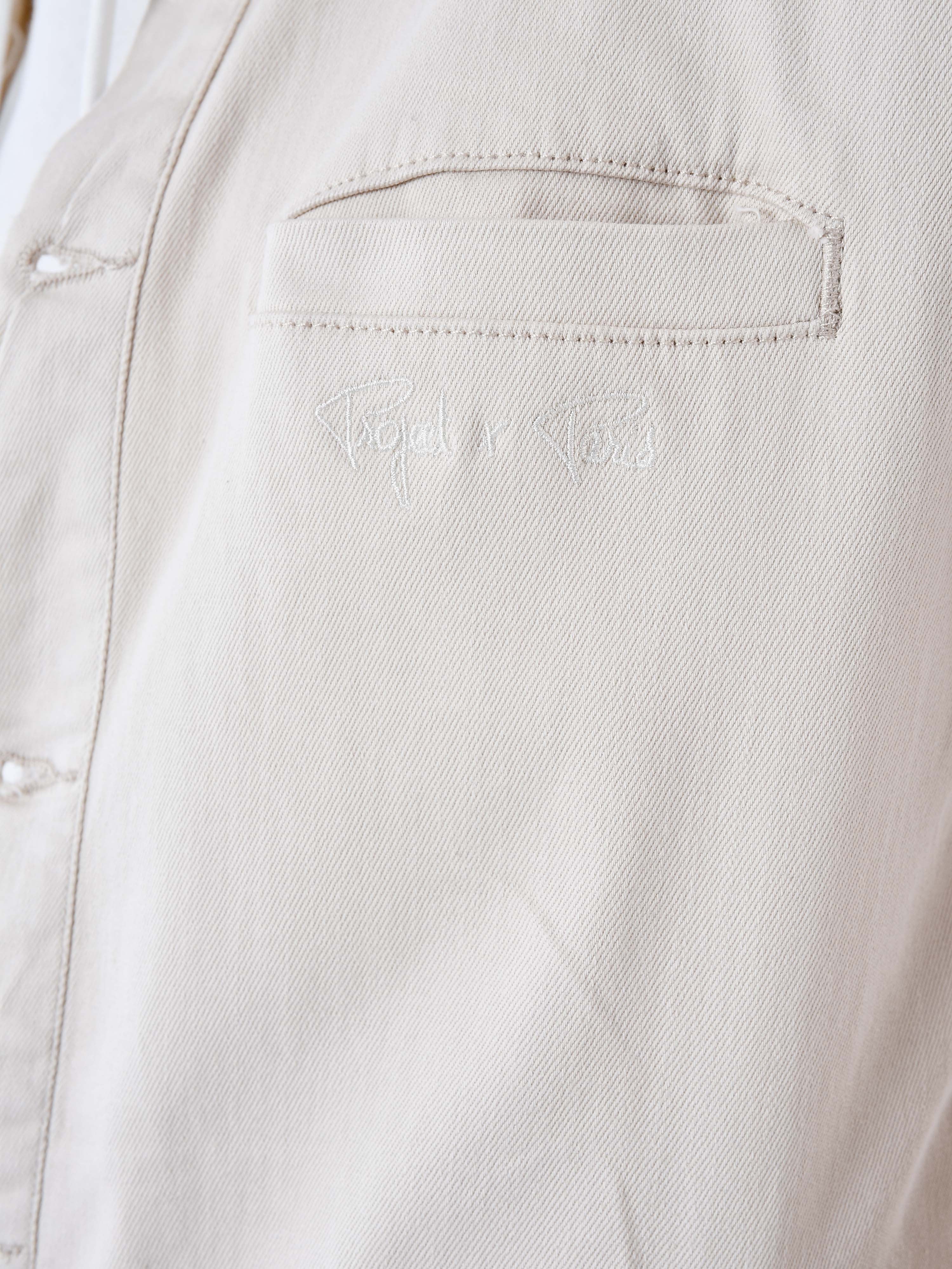 Two-tone denim jacket-6