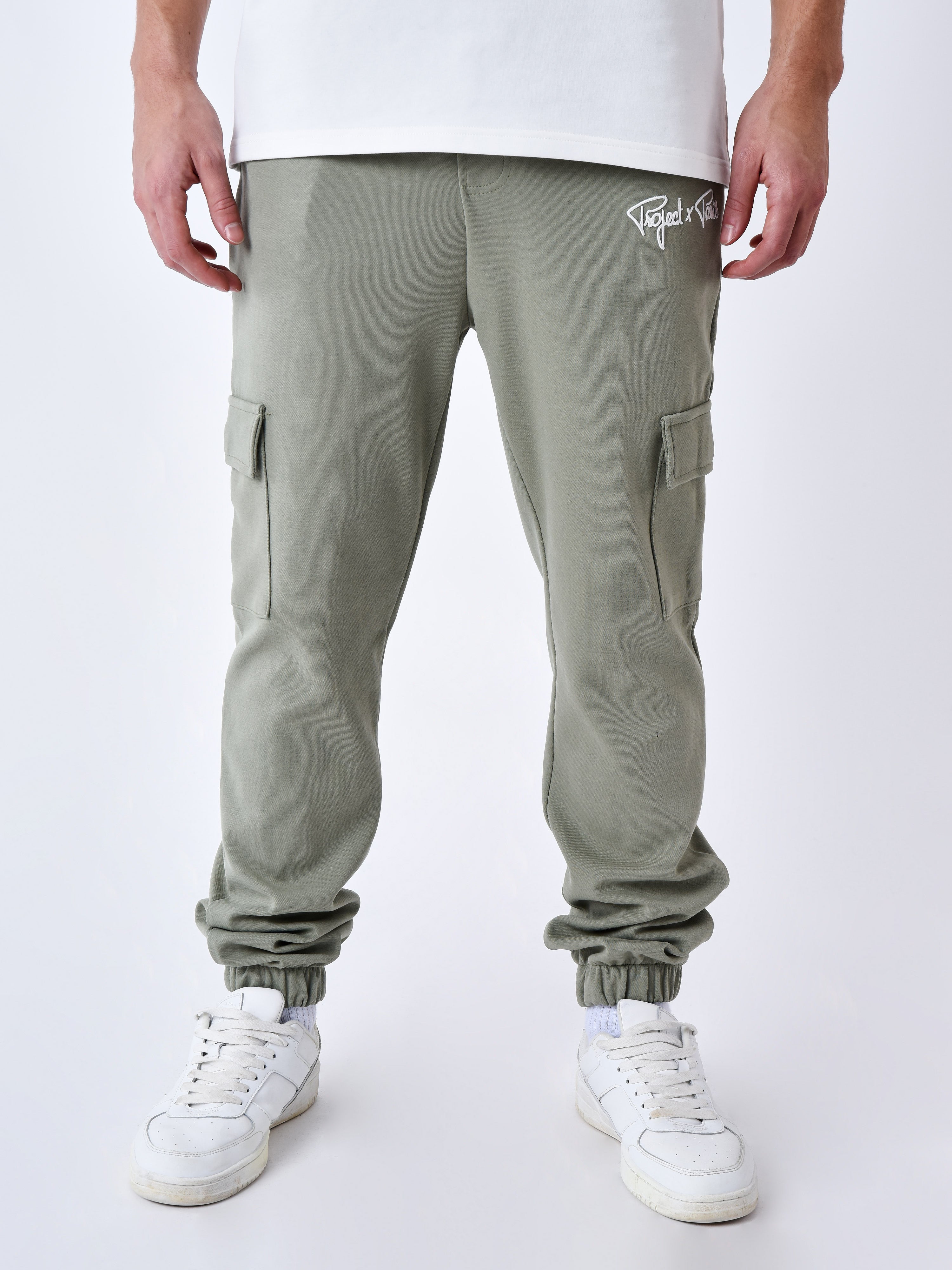 Signature cargo style jogging bottoms-2
