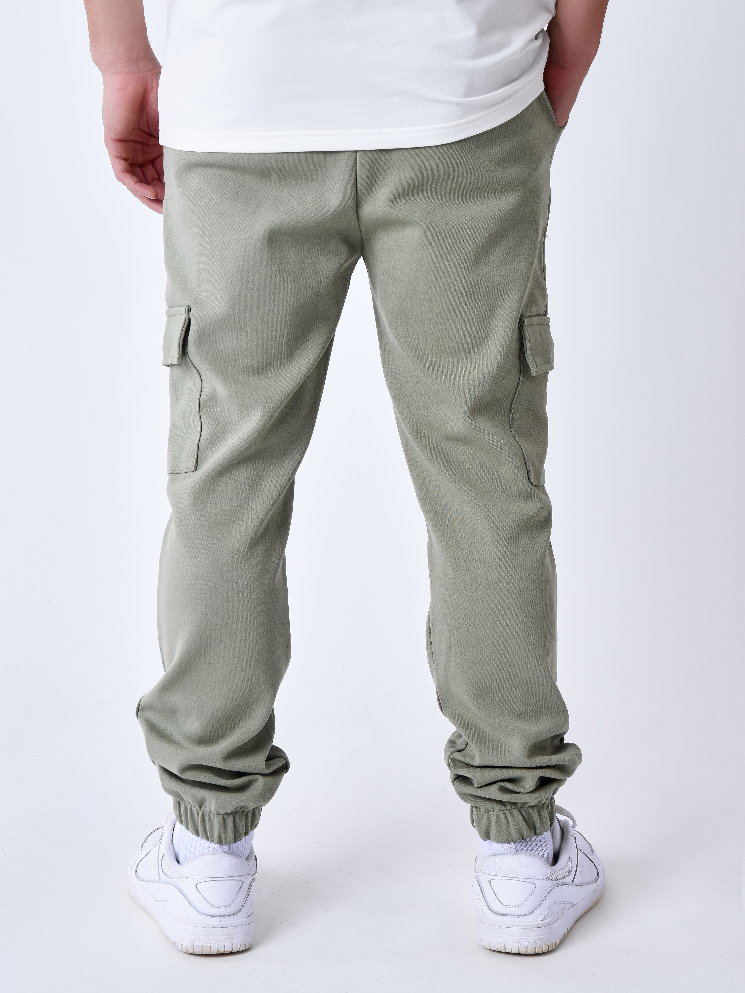 Signature cargo style jogging bottoms-4