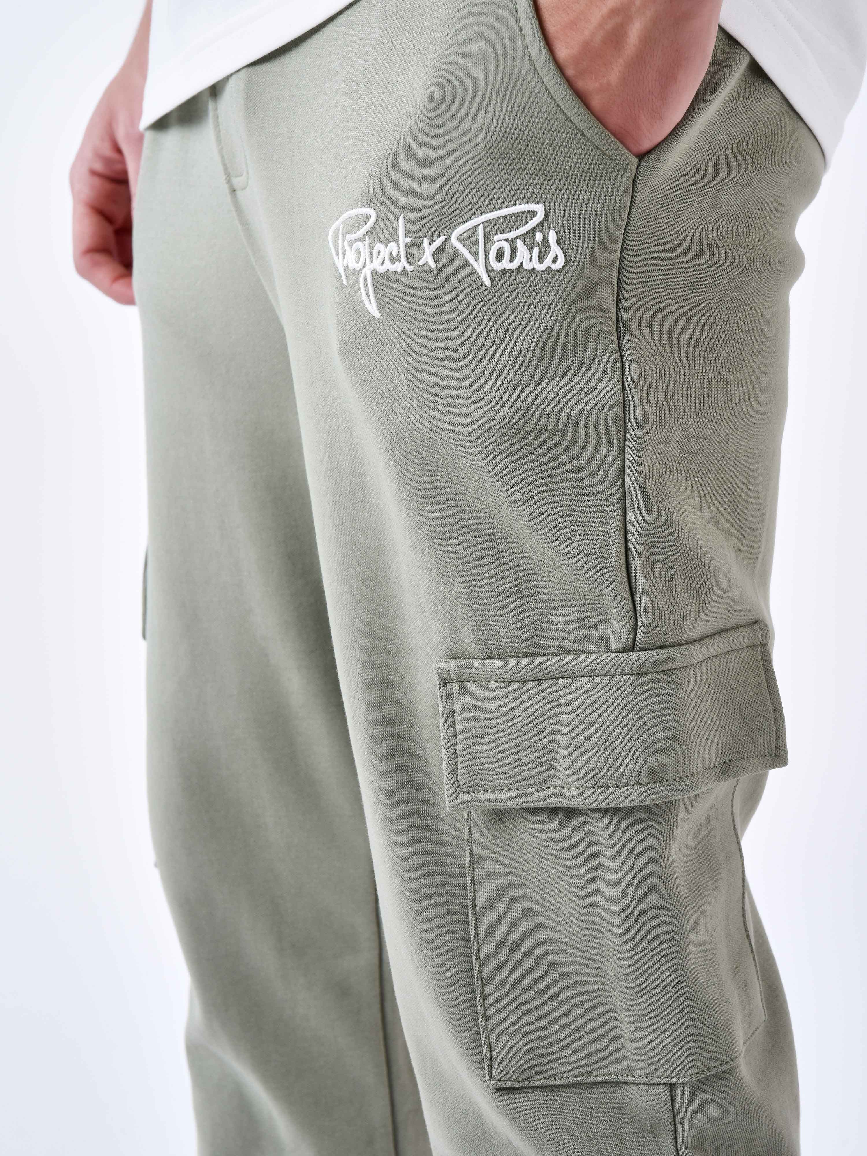 Signature cargo style jogging bottoms-5