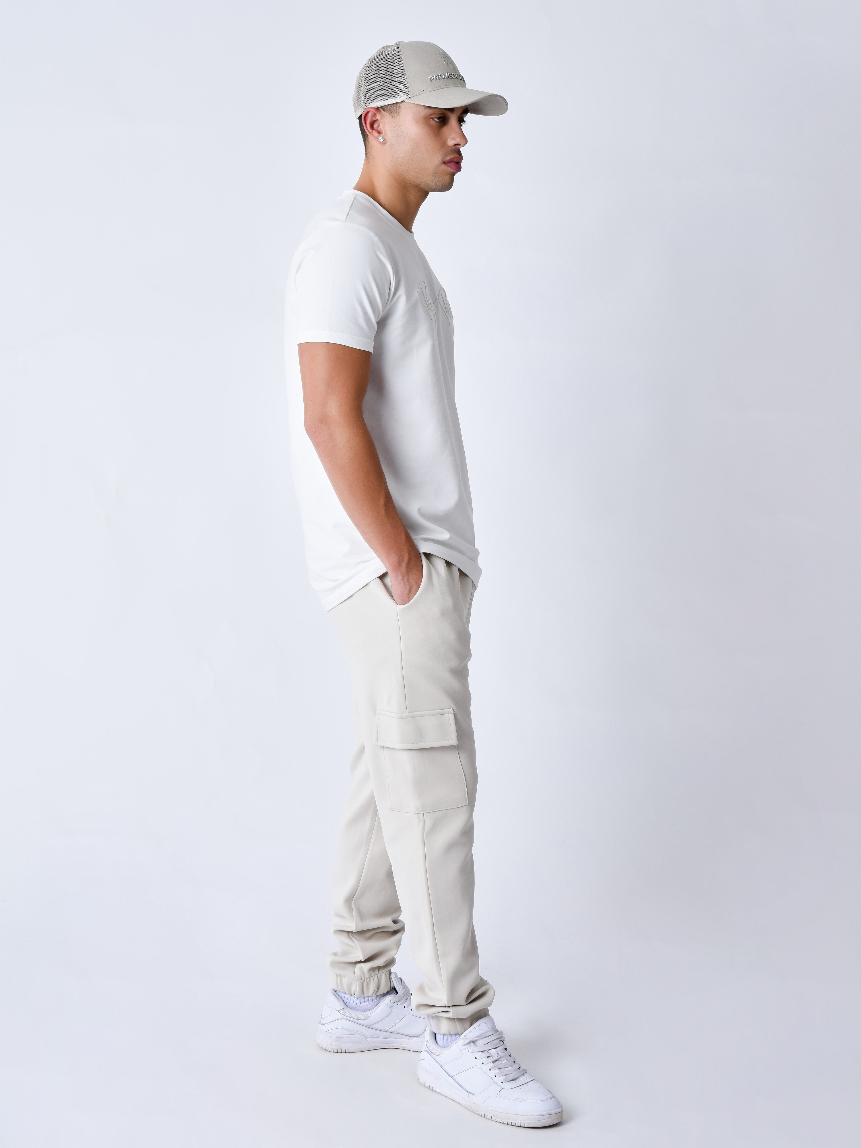 Signature cargo style jogging bottoms-4