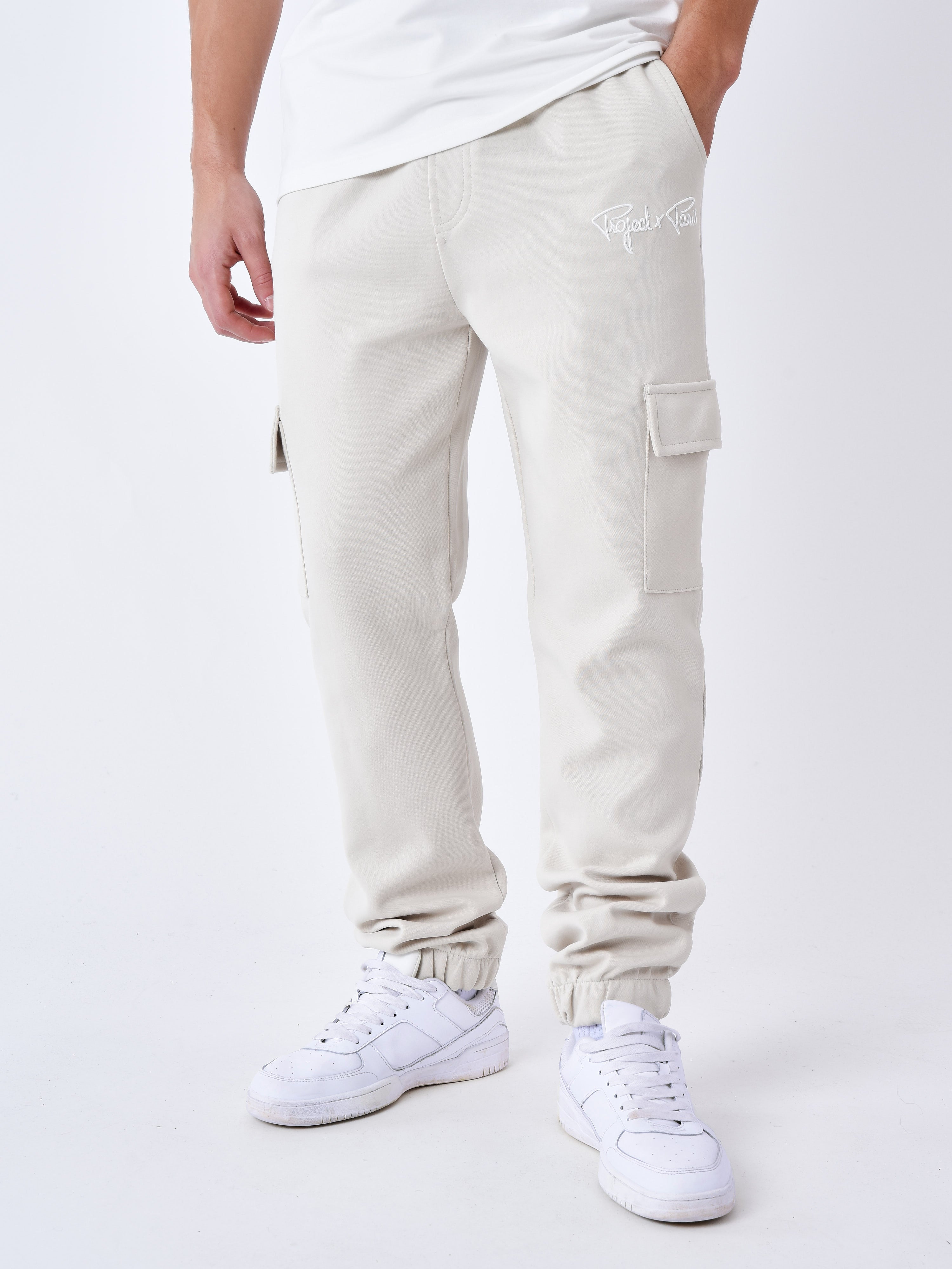 Signature cargo style jogging bottoms-2