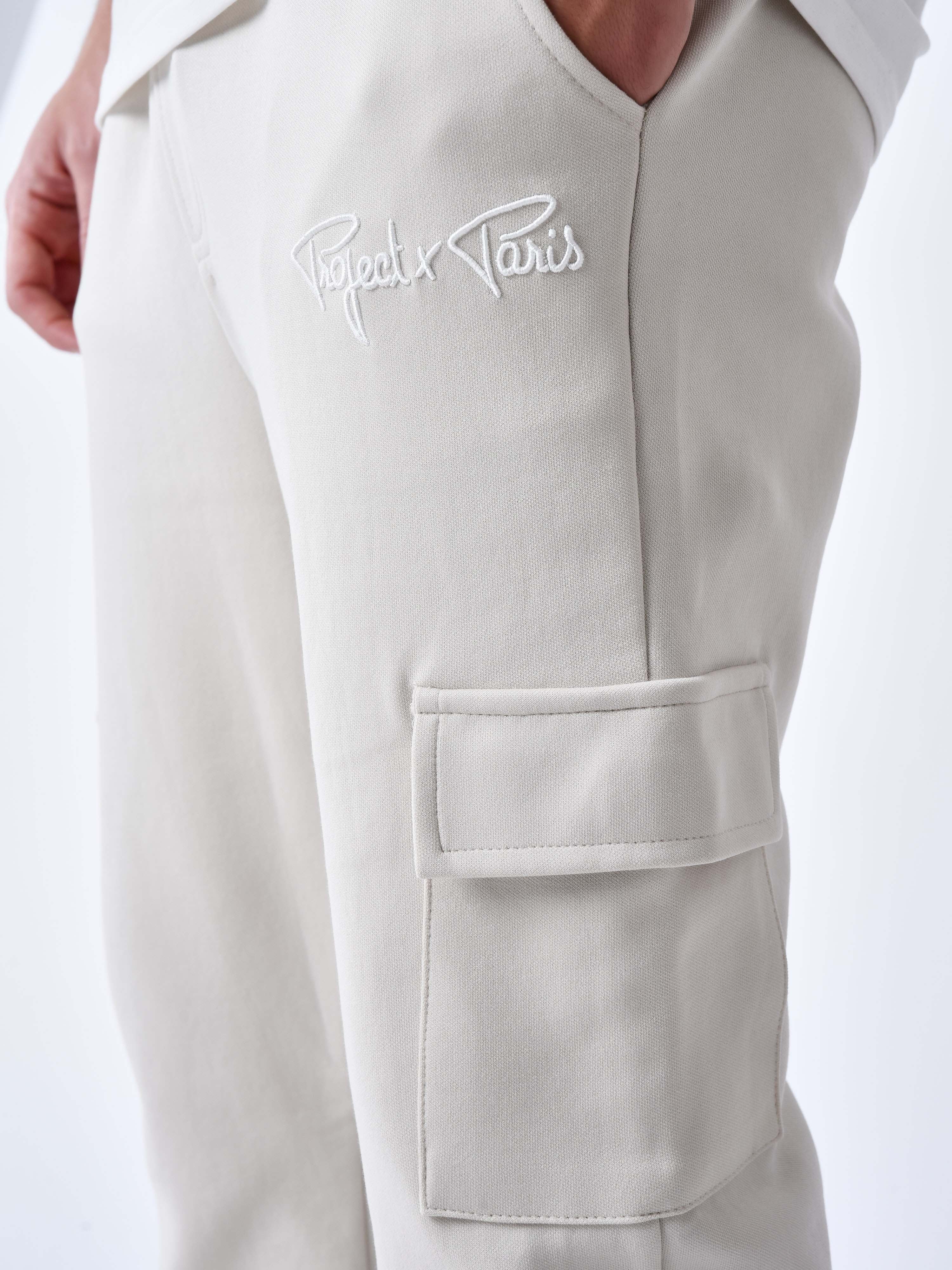 Signature cargo style jogging bottoms-5