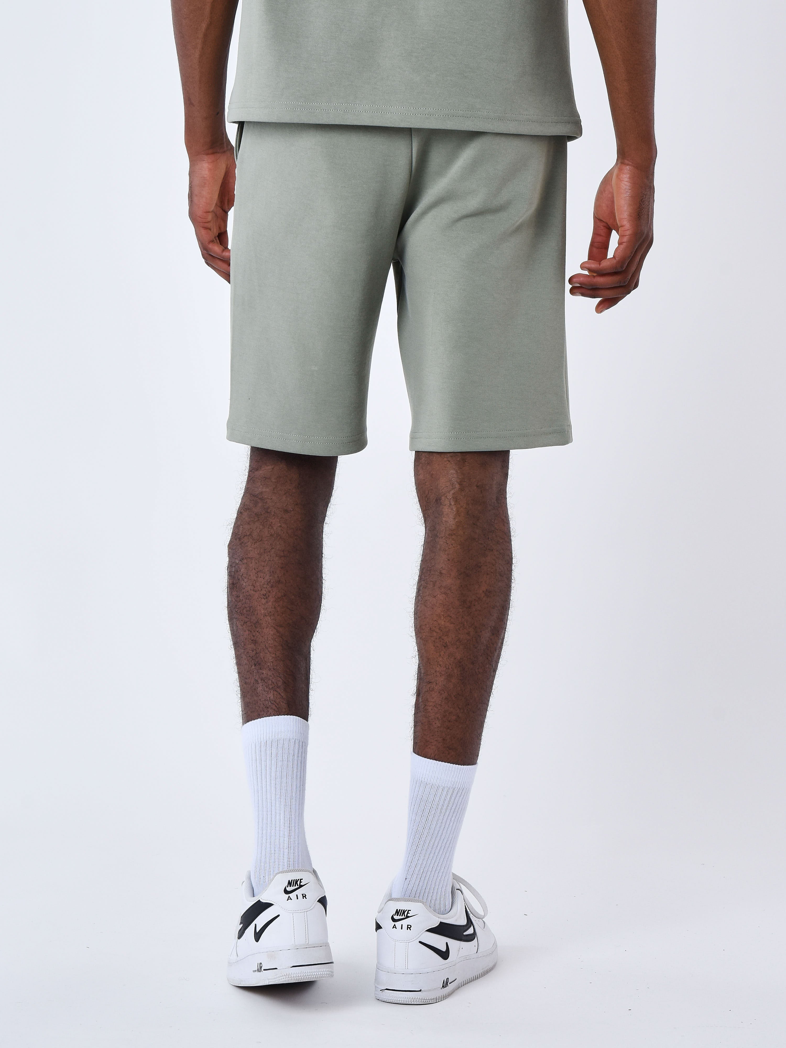 Pantaloncini con ricamo logo-5