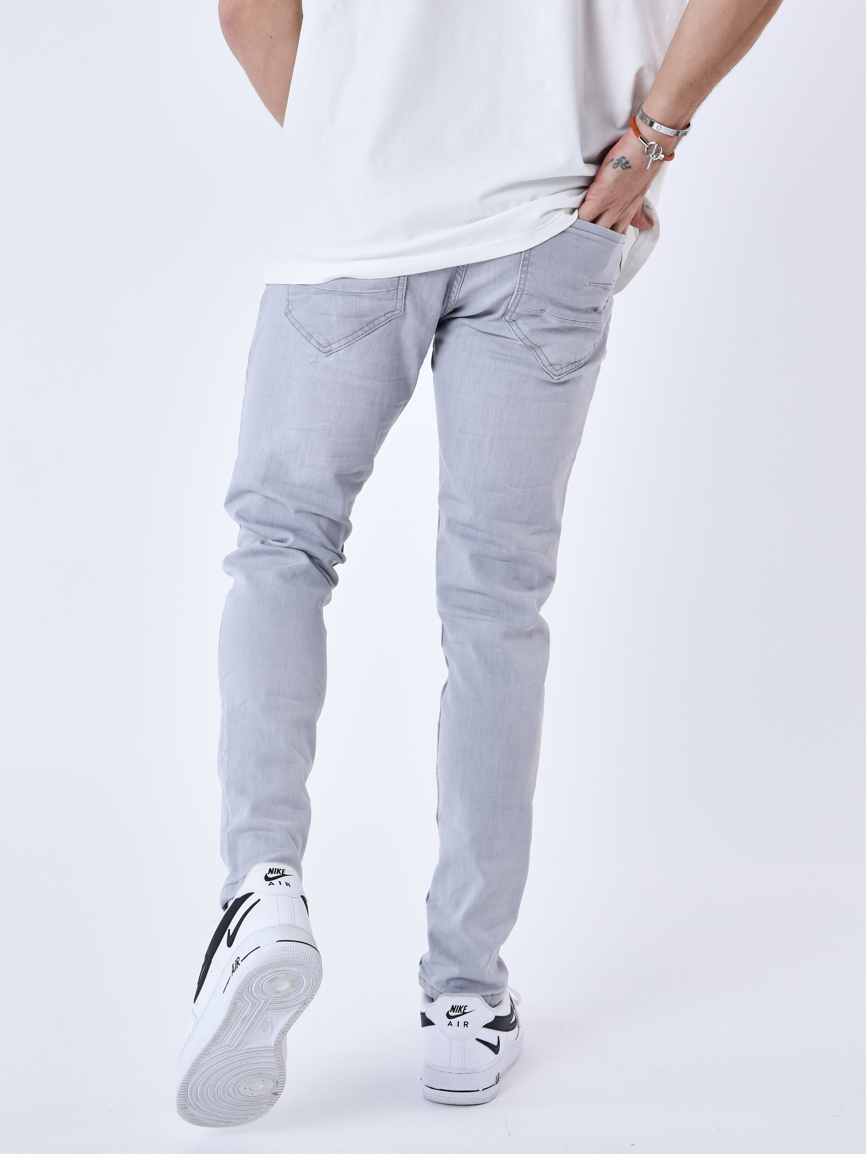 Slim basic jeans-5