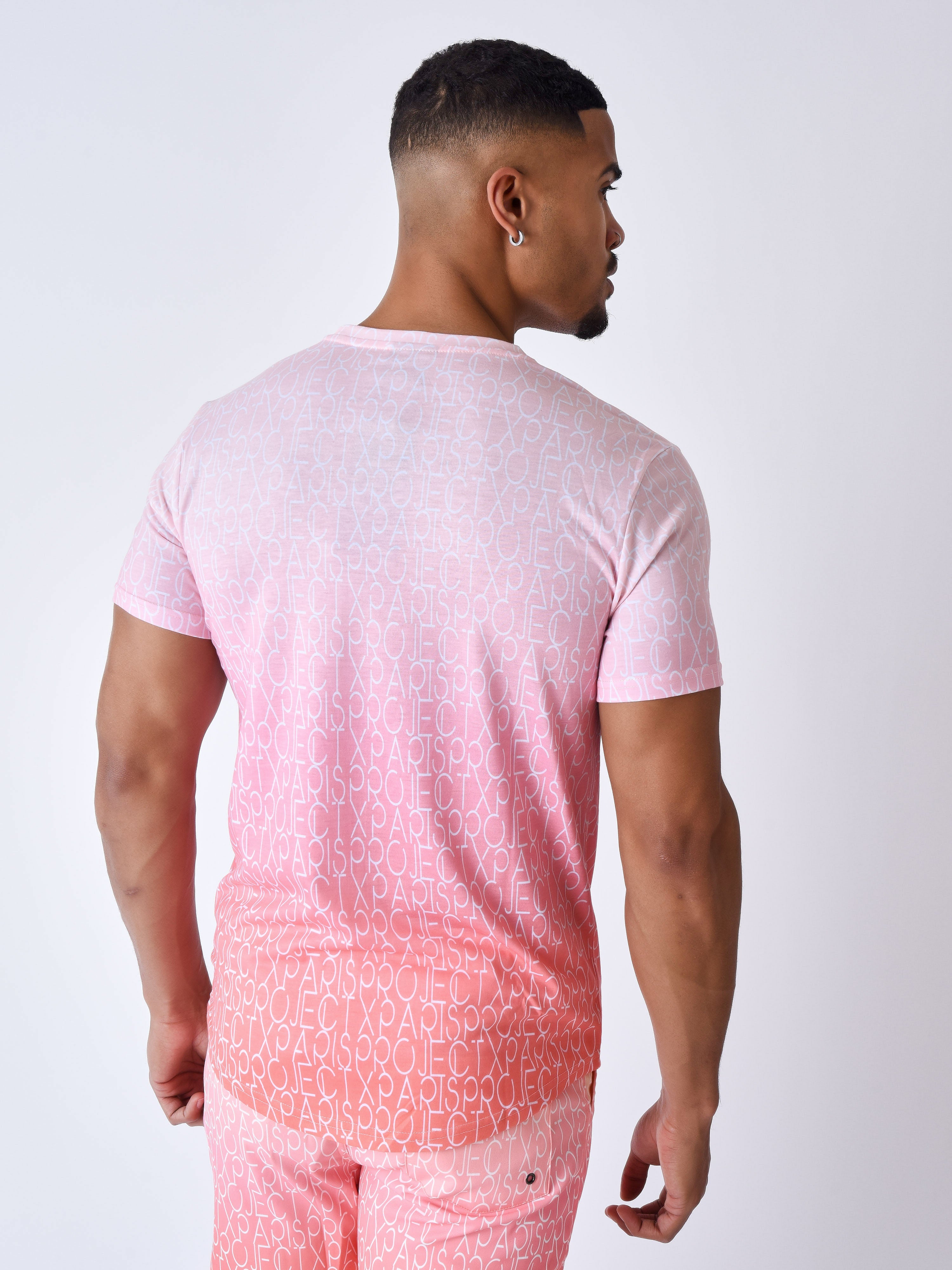 tee-shirt-a-effet-degrade-bicolore-et-all-over-pale-peach