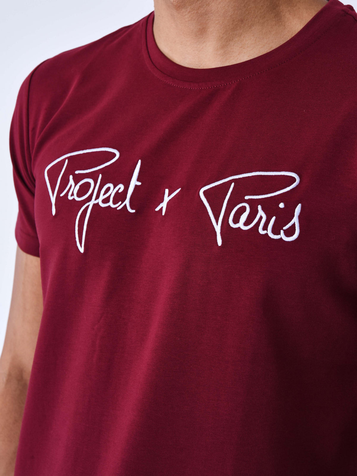 tee-shirt-basic-broderie-logo-project-x-paris-4062-bordeaux