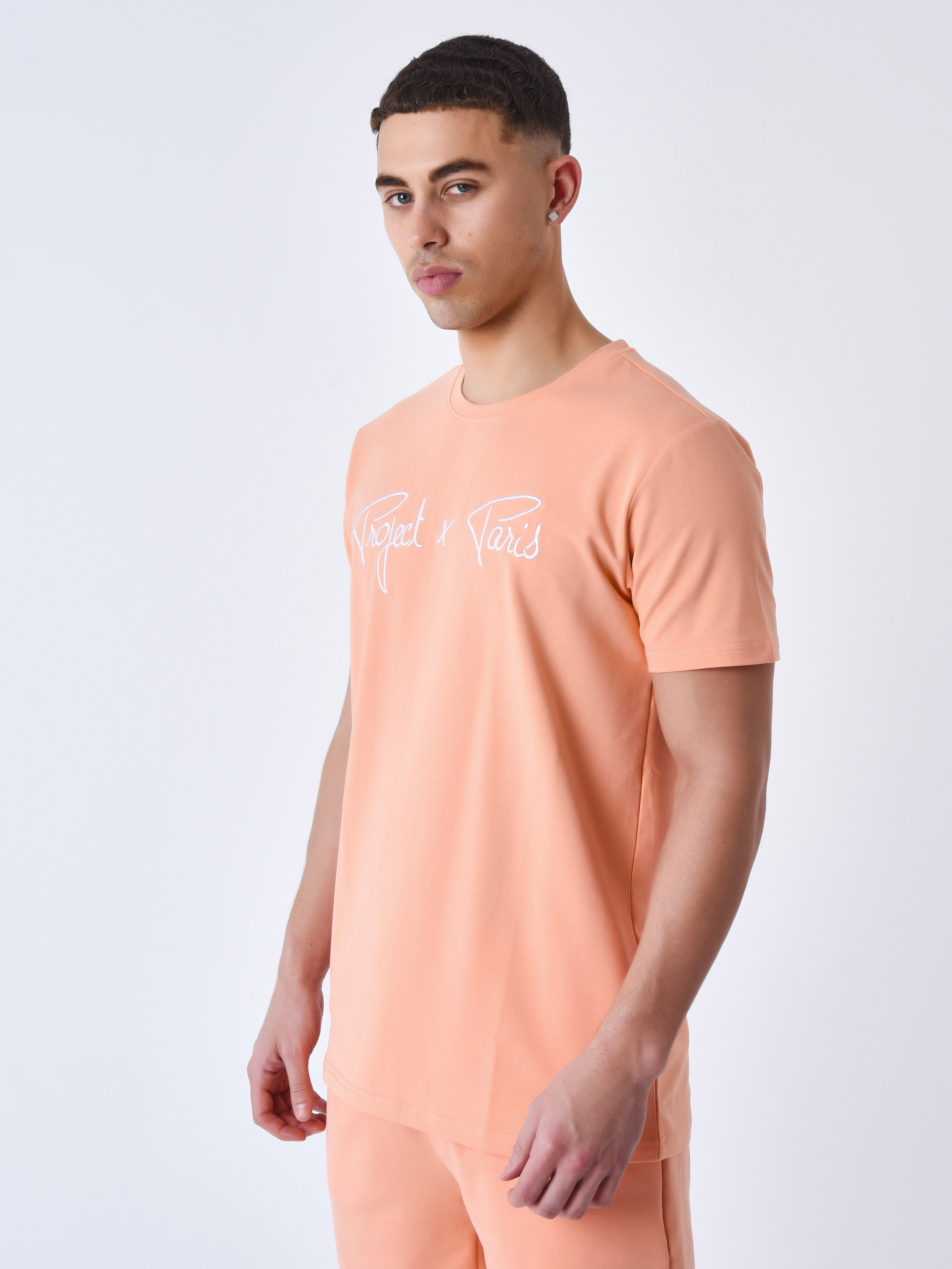 tee-shirt-basic-broderie-logo-project-x-paris-peche