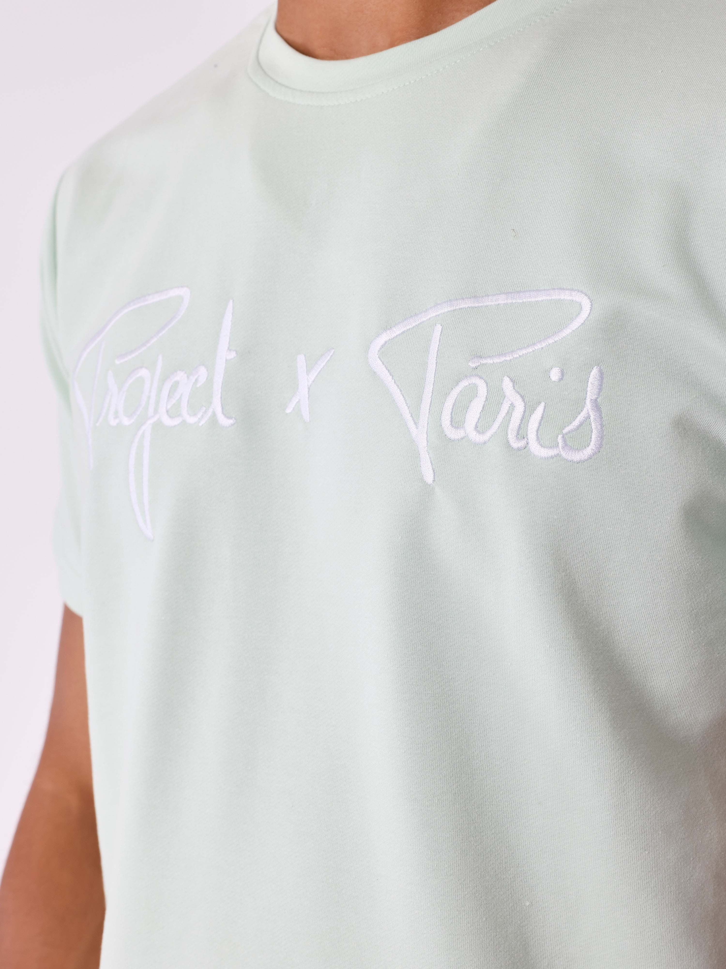 tee-shirt-basic-broderie-logo-project-x-paris-vert-d-eau