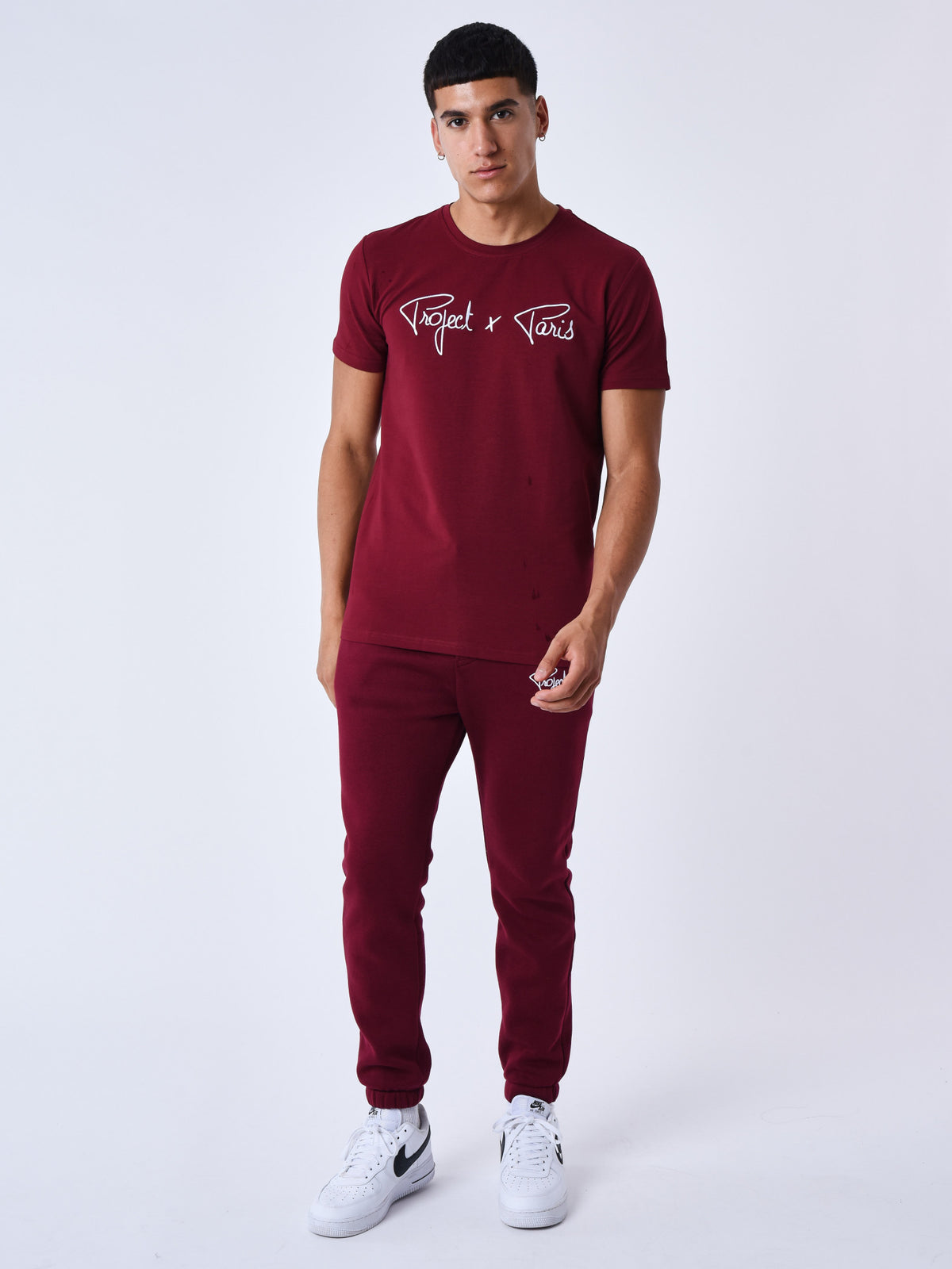 tee-shirt-basic-broderie-logo-project-x-paris-4062-bordeaux