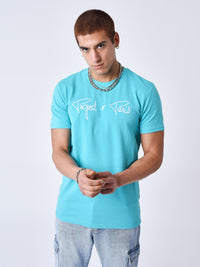 tee-shirt-basic-broderie-logo-project-x-paris-turquoise-modelshot