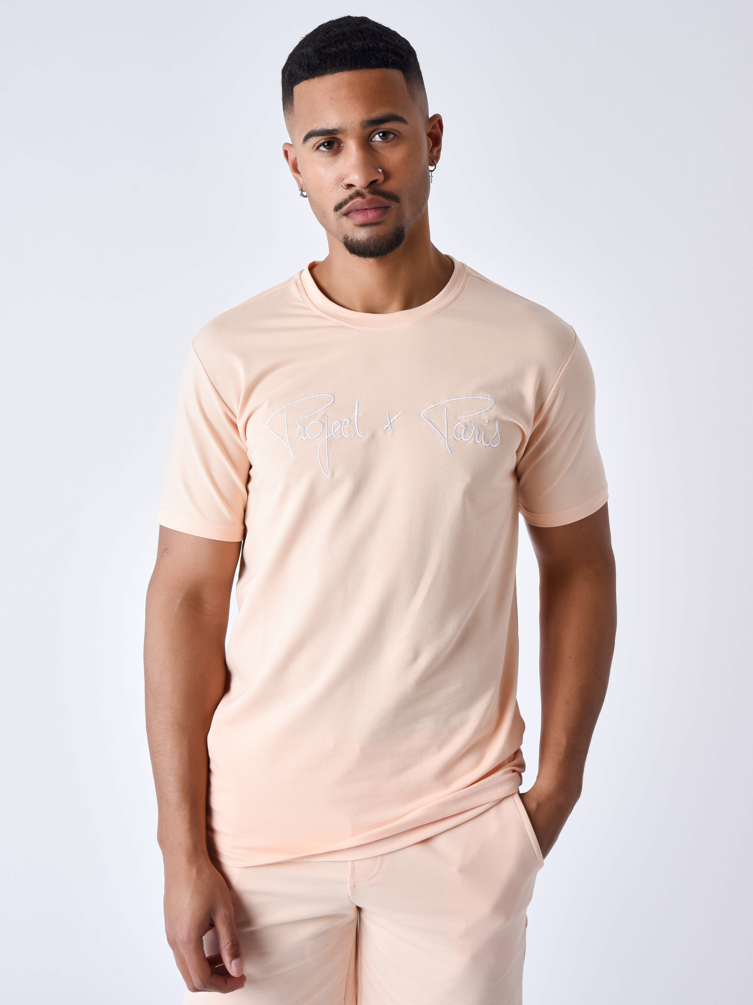 tee-shirt-basic-broderie-logo-project-x-paris-pale-peach