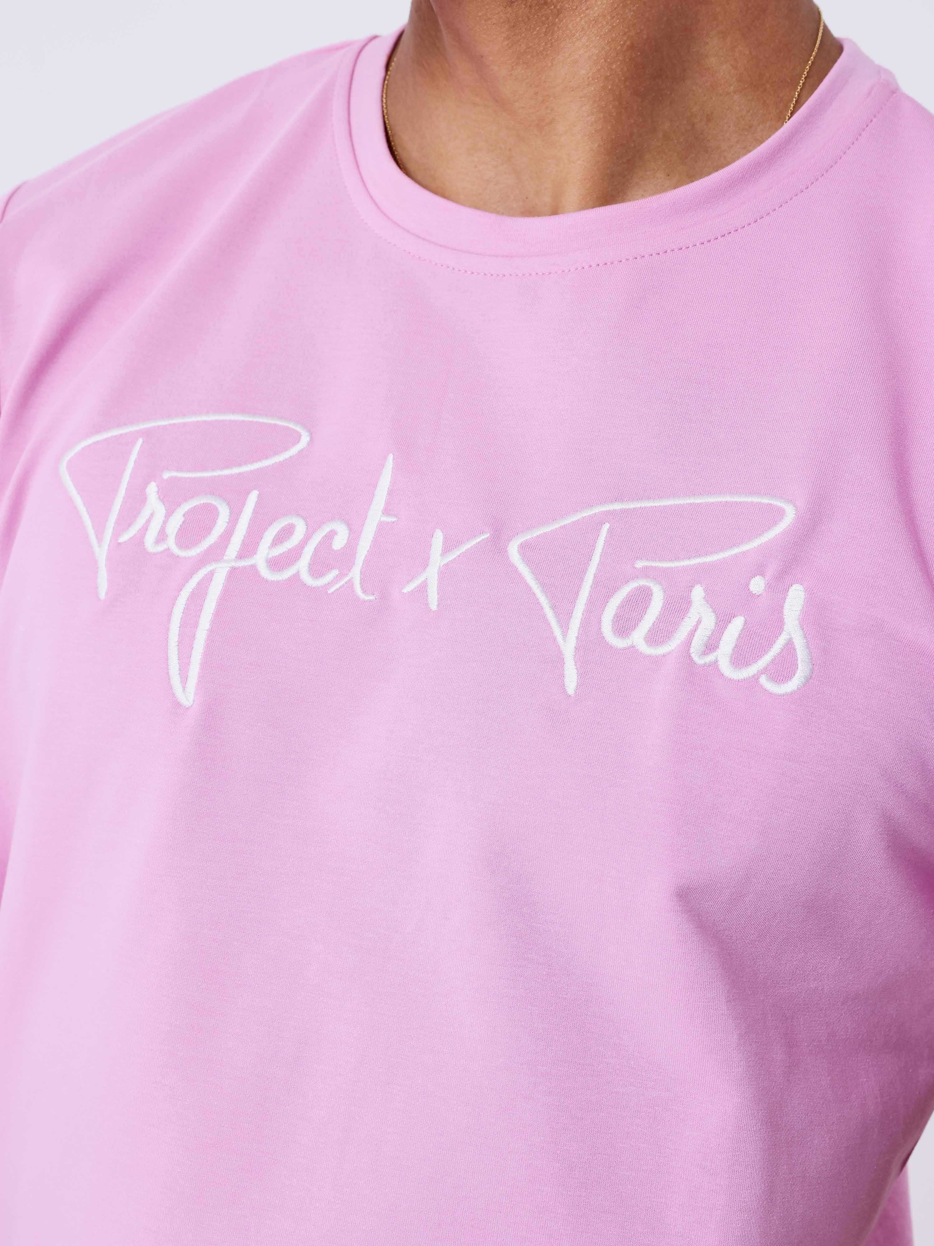 tee-shirt-basic-broderie-logo-project-x-paris-begonia-pink
