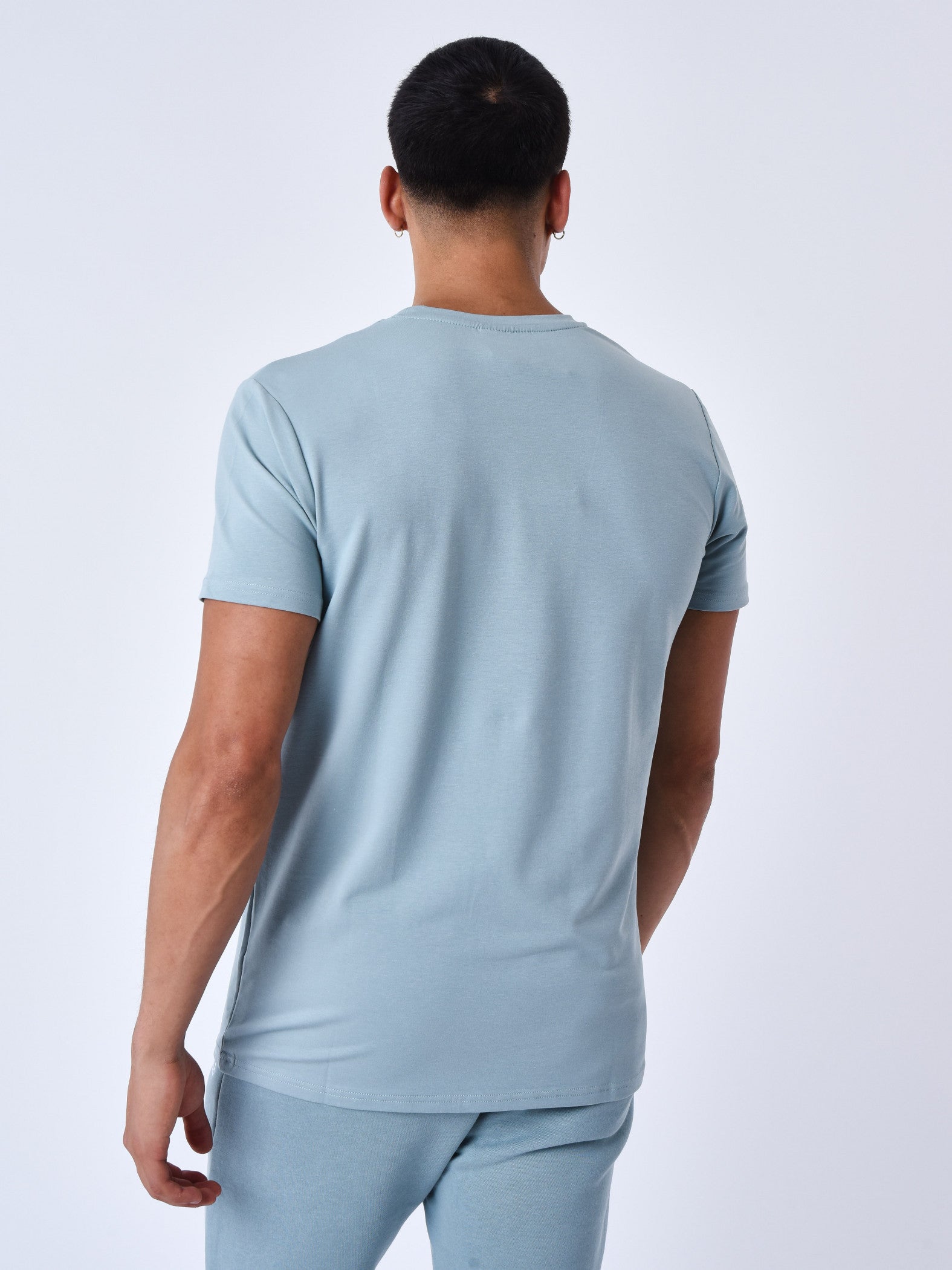 tee-shirt-basic-broderie-logo-project-x-paris-bleu-vert
