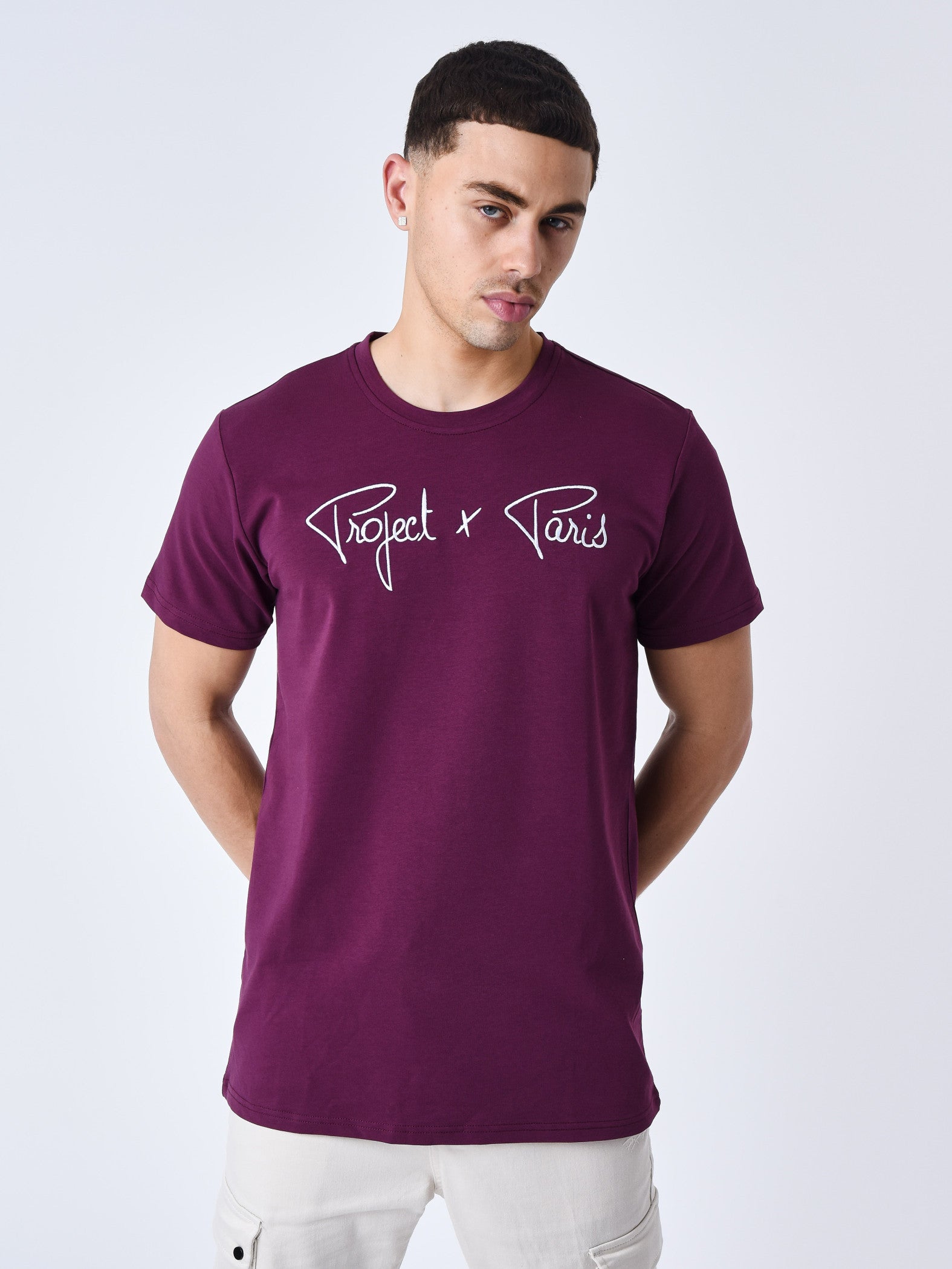 tee-shirt-basic-broderie-logo-project-x-paris-violet