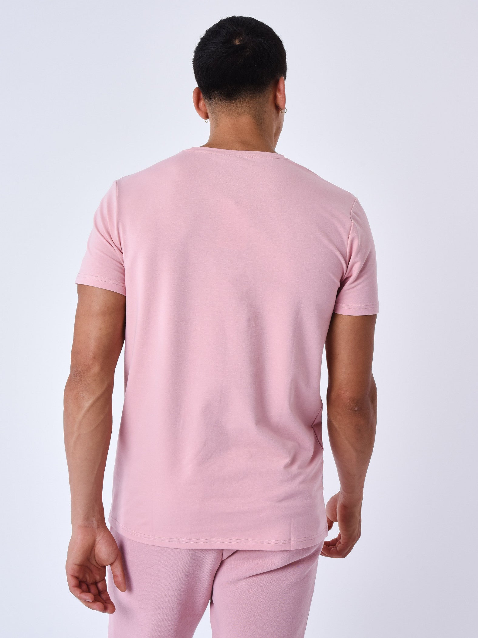 tee-shirt-basic-broderie-logo-project-x-paris-rose-dragee
