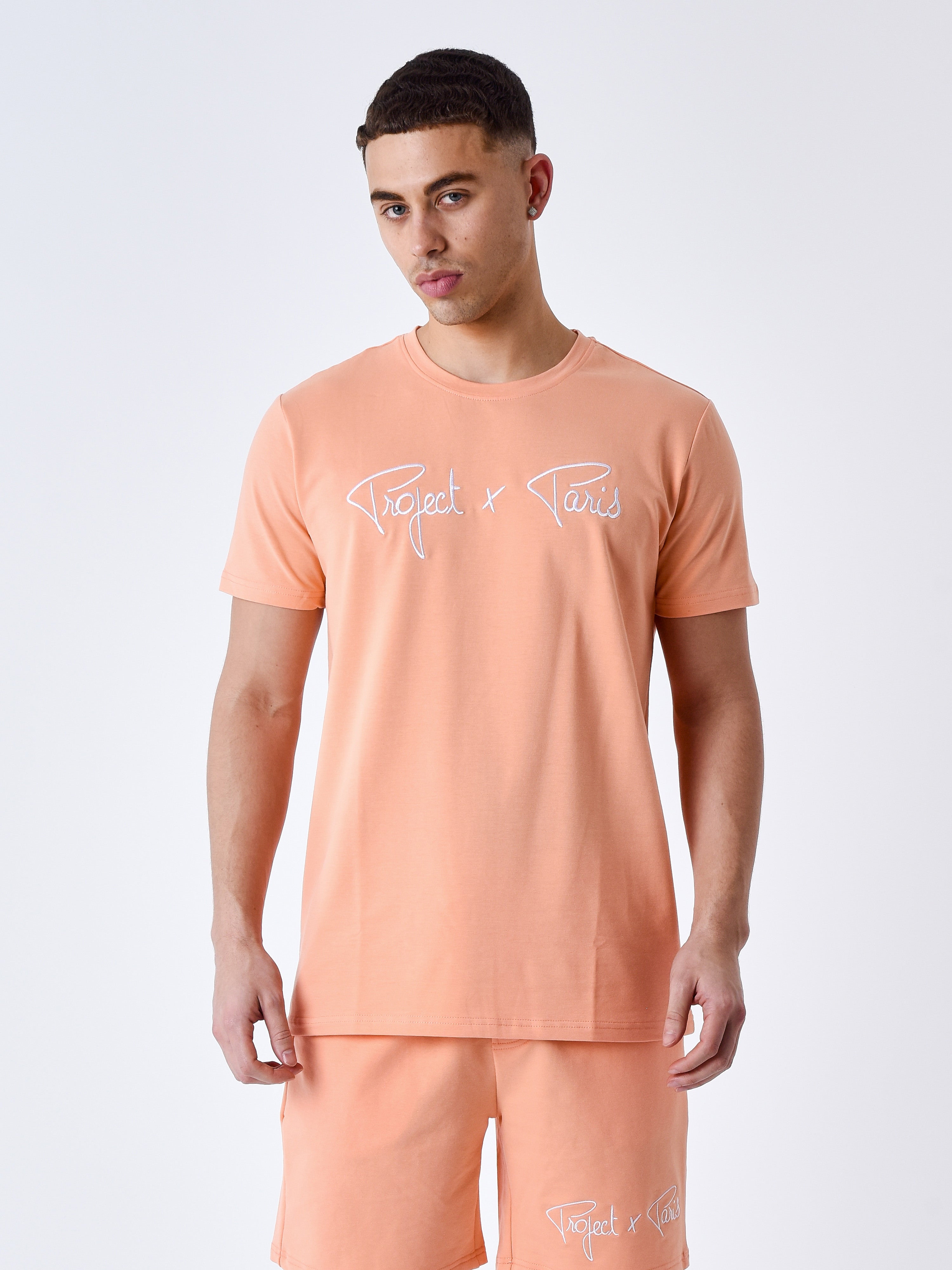 tee-shirt-basic-broderie-logo-project-x-paris-peche