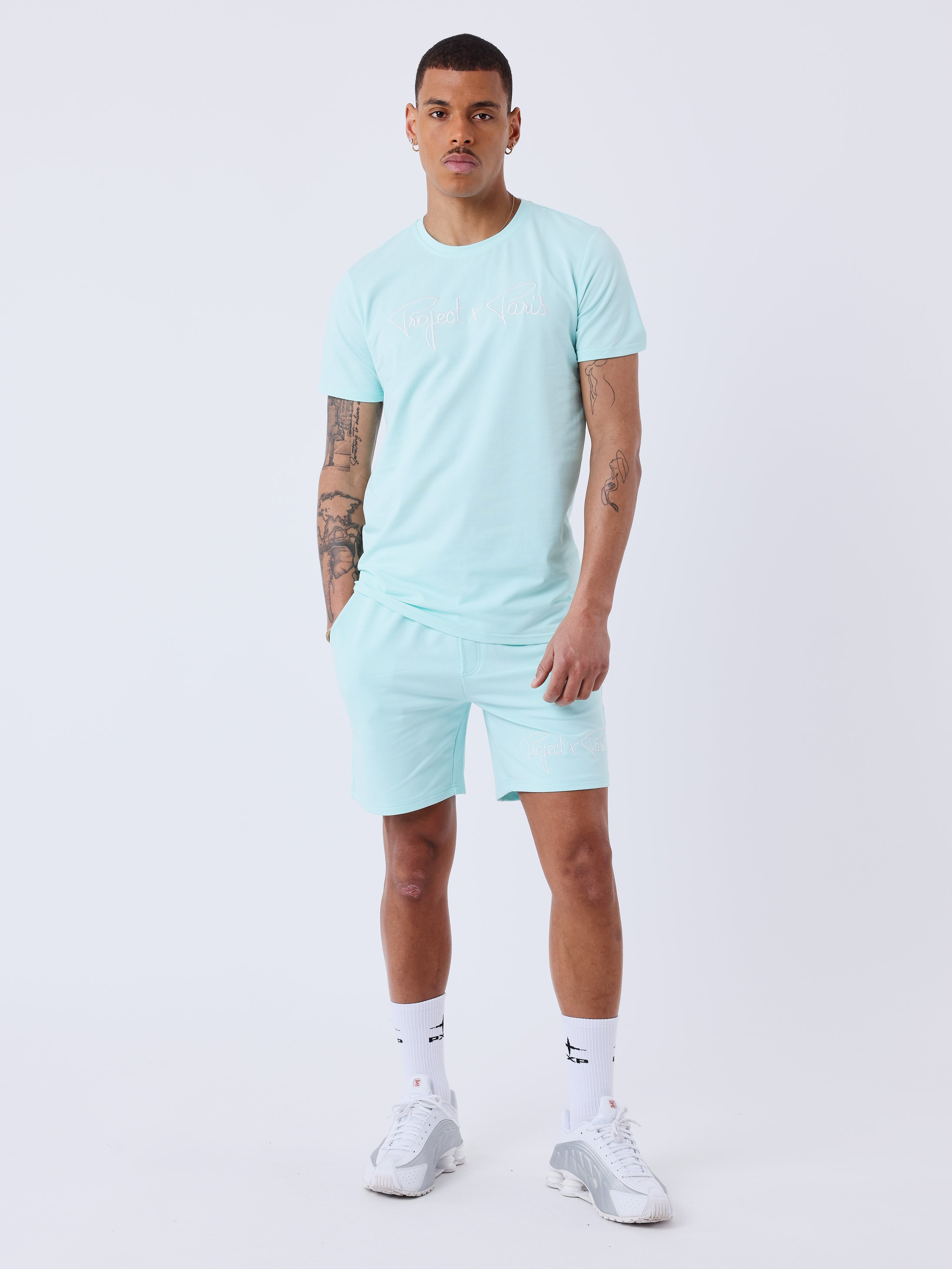 tee-shirt-basic-broderie-logo-project-x-paris-honeydew