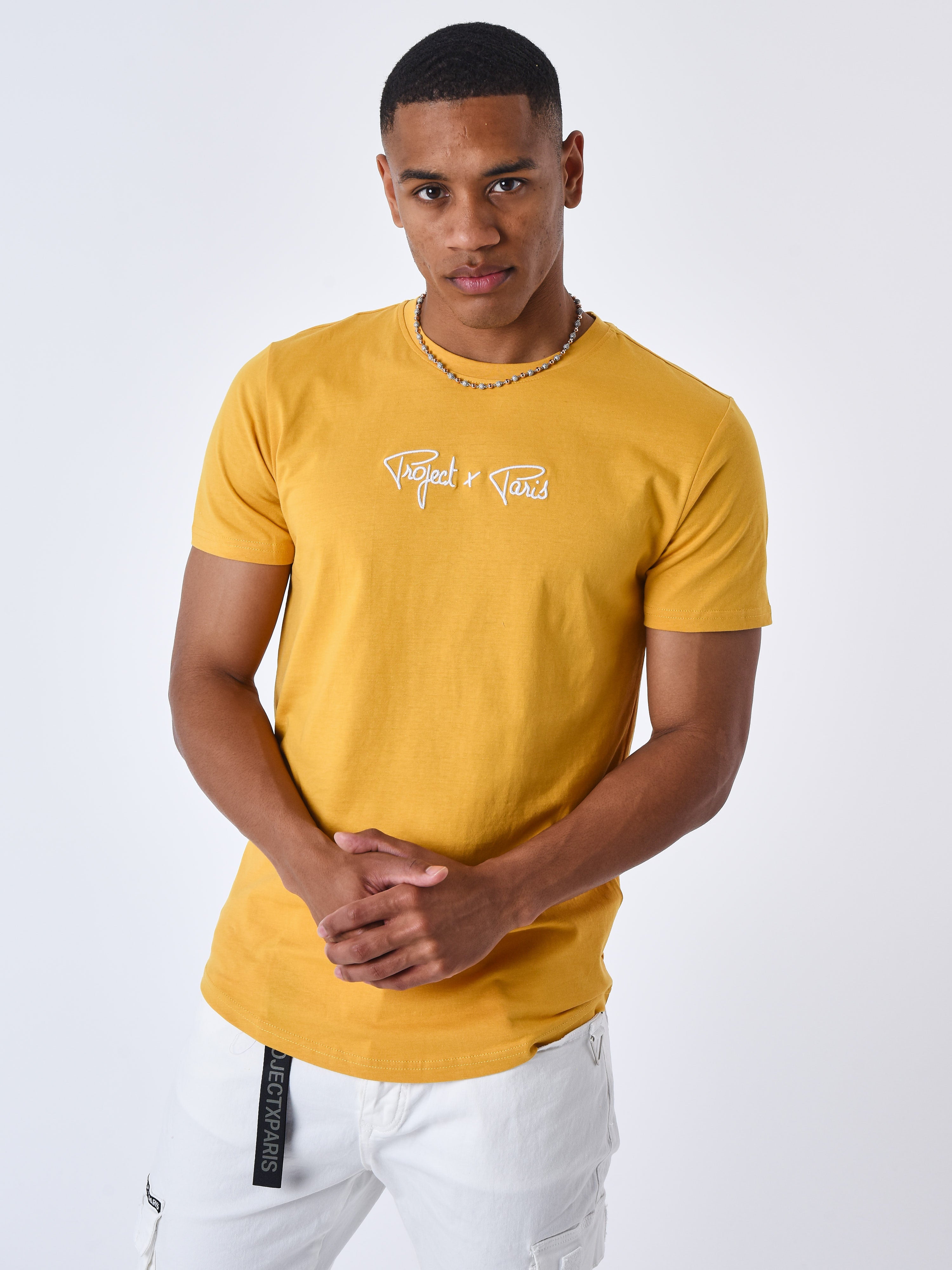 Podstawowy bawełniany T-shirt-1