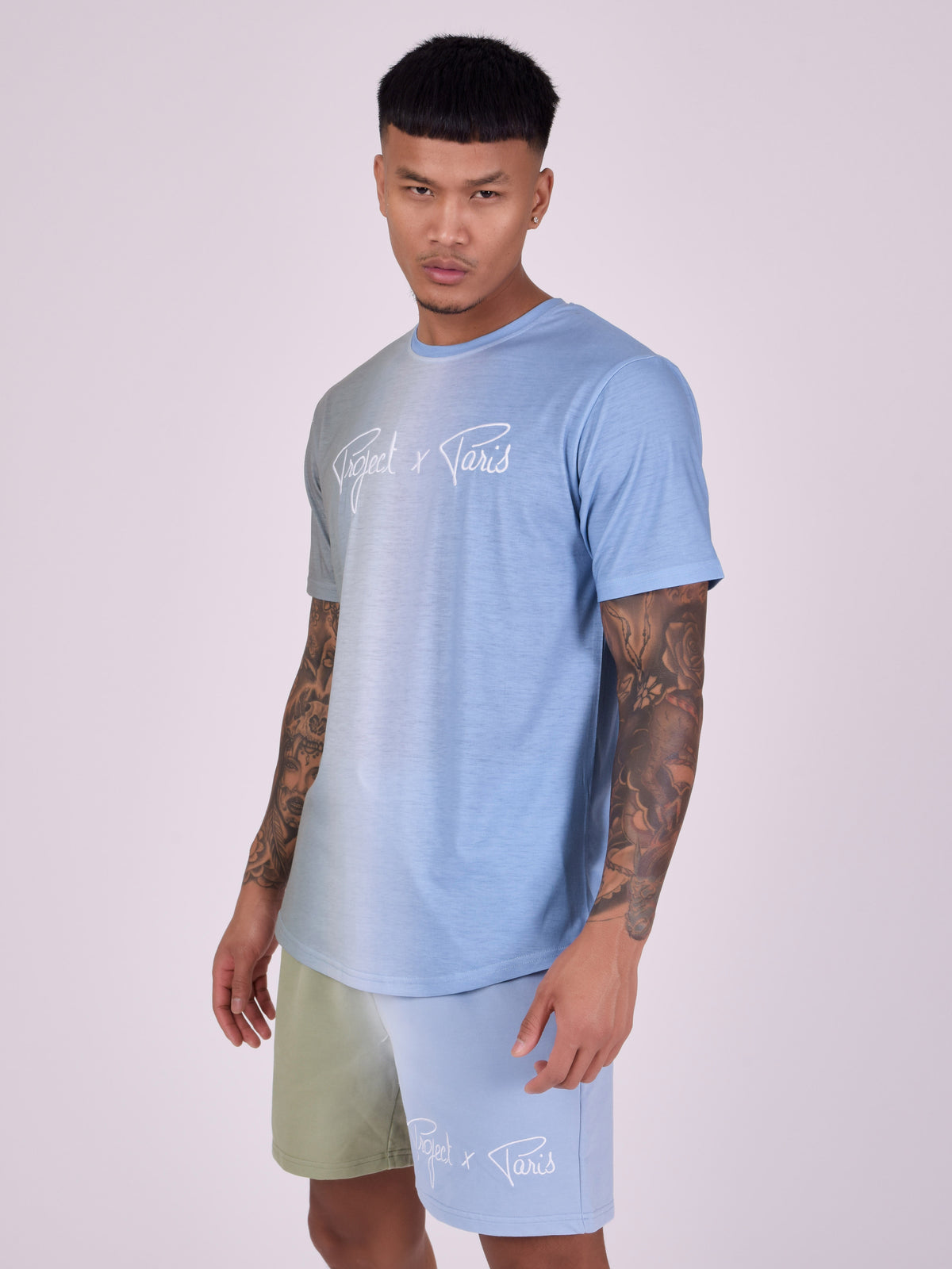 tee-shirt-bicolore-degrade-kaki