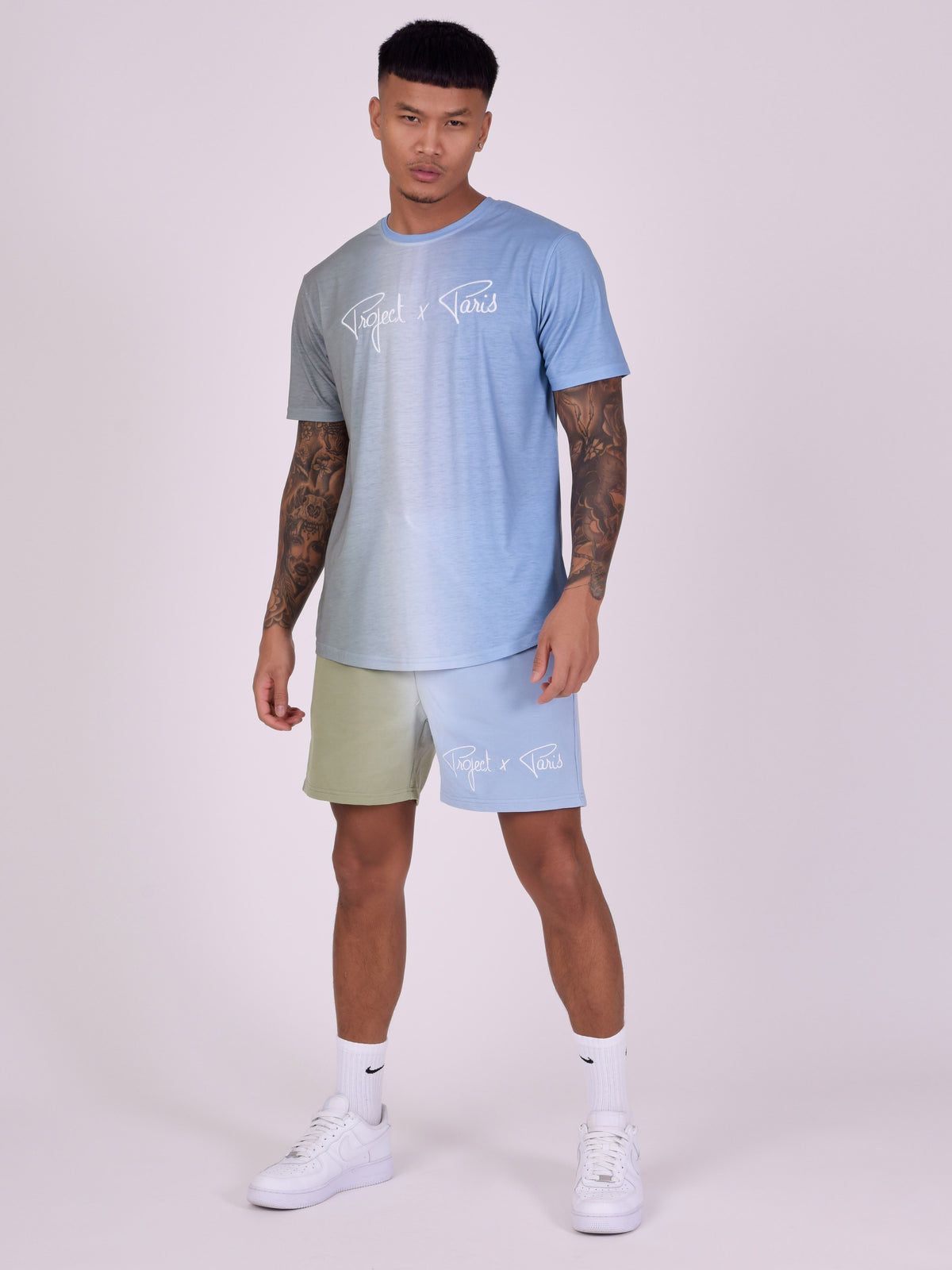 tee-shirt-bicolore-degrade-kaki