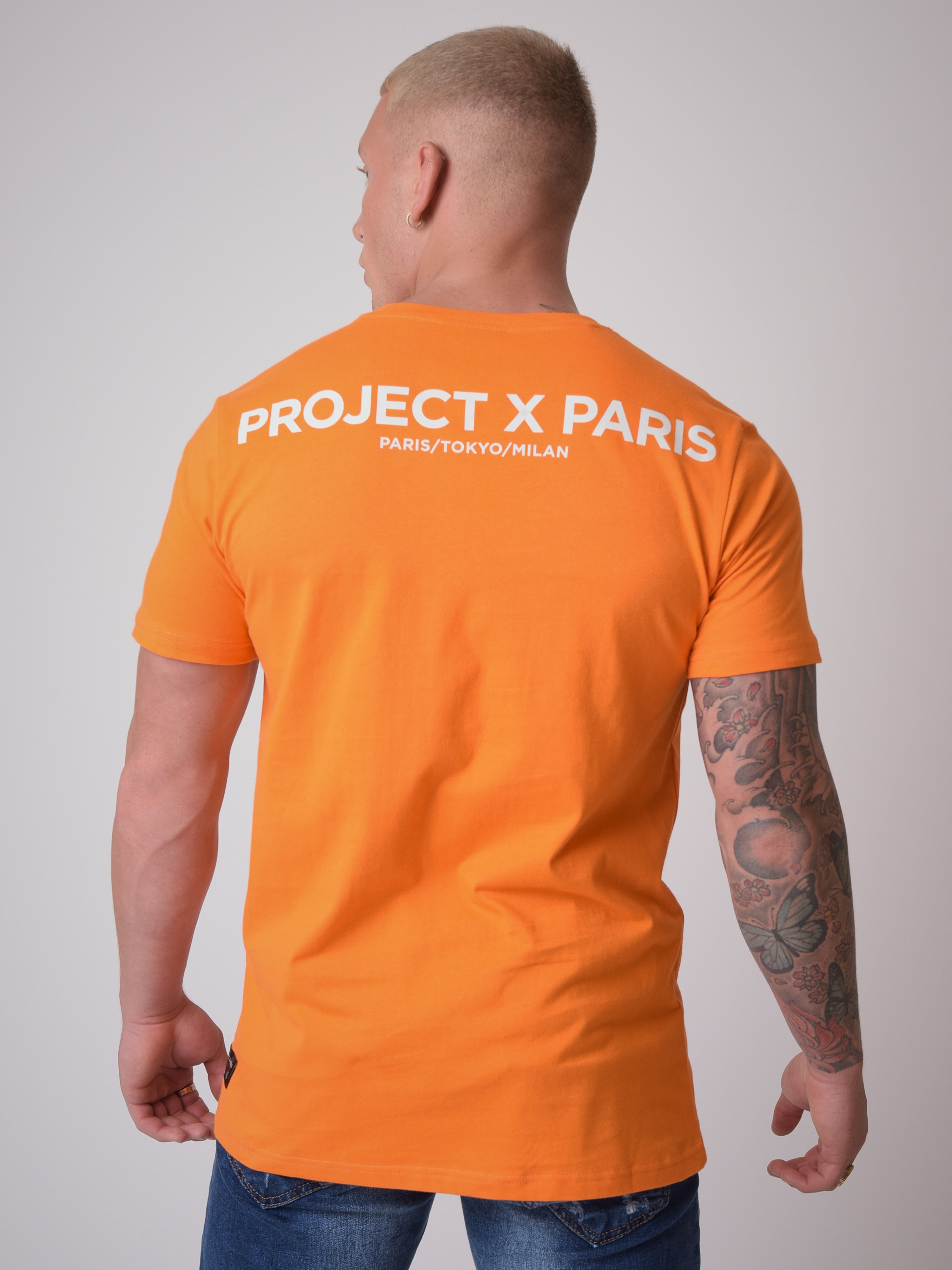 T-shirt met logo borduring-6