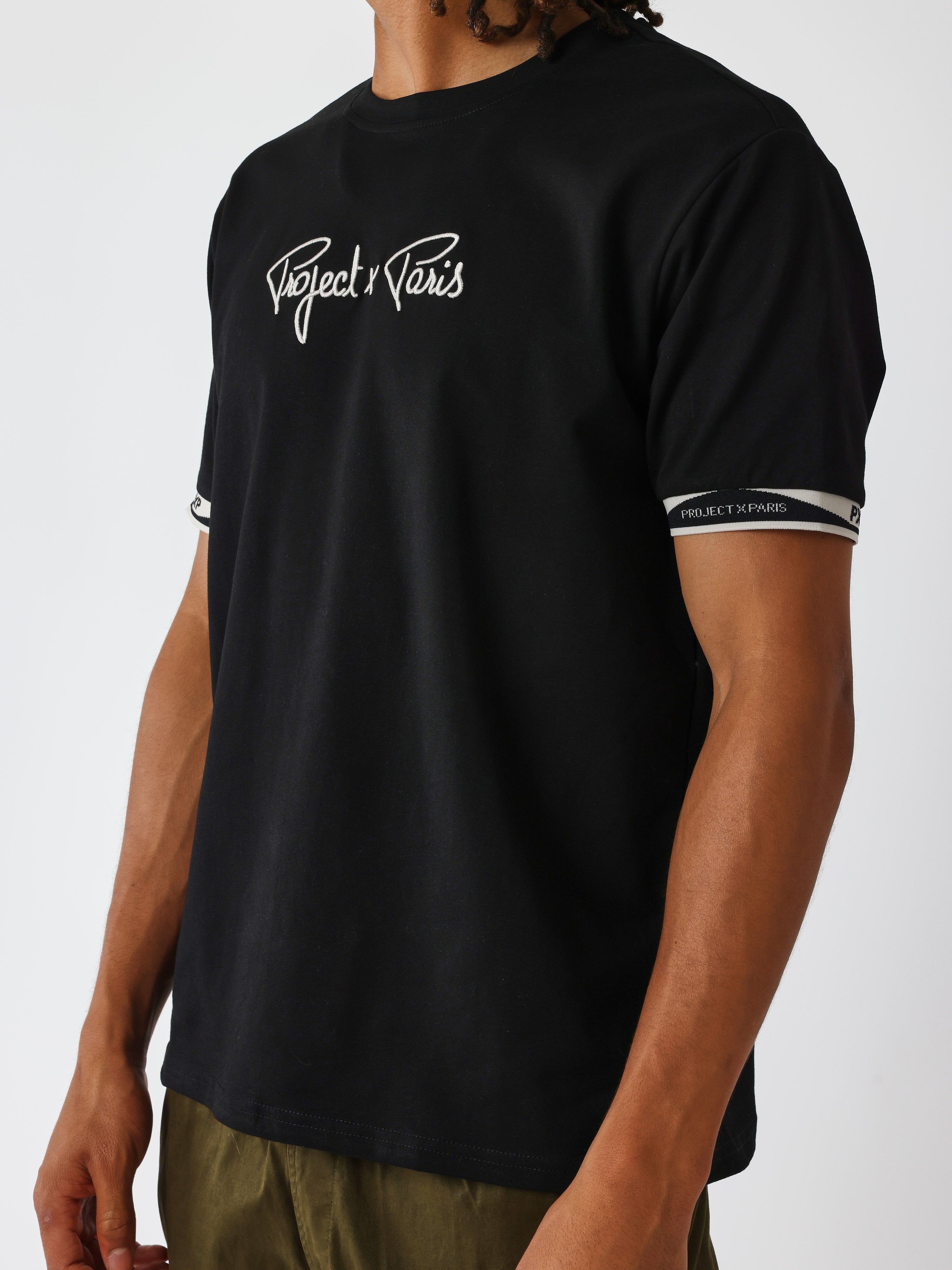 tee-shirt-classique-bord-cote-wavy-noir-modelshot