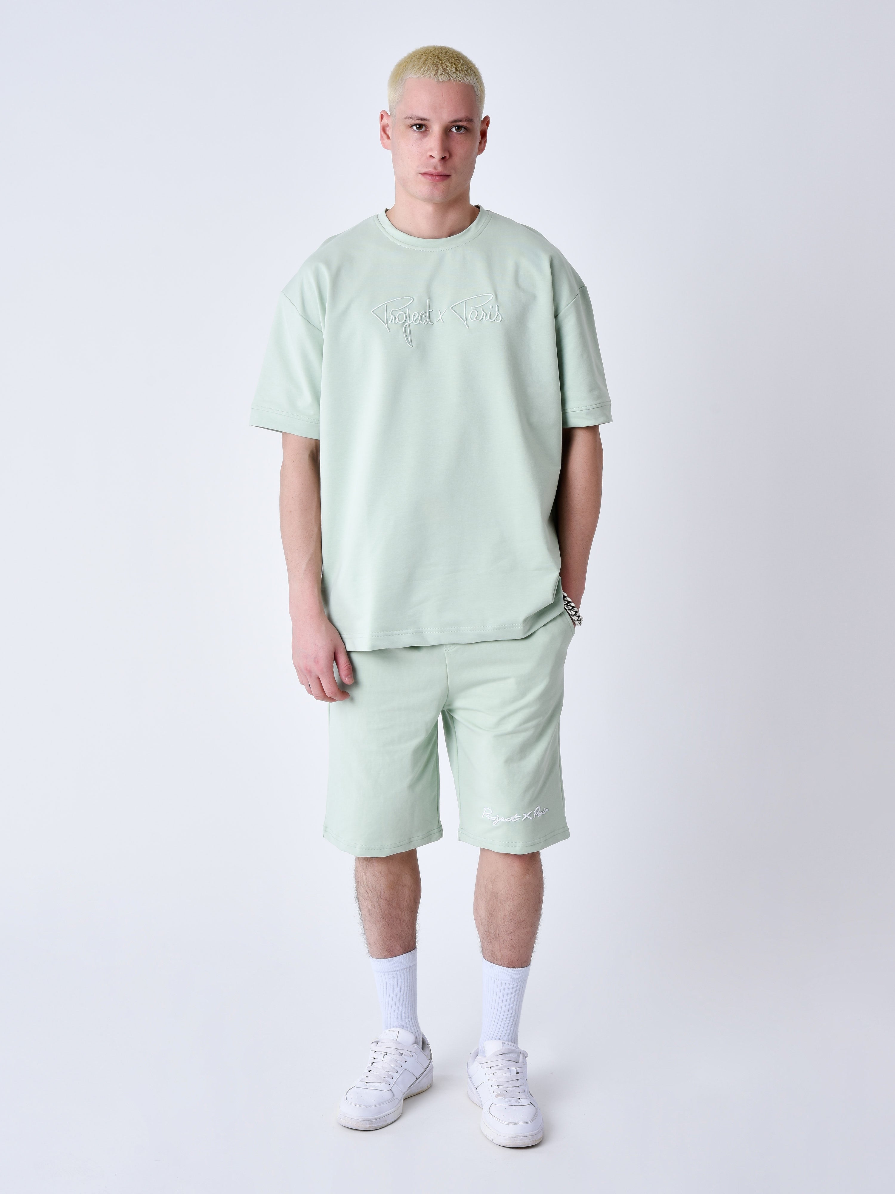 Klassisches T-Shirt mit vollständigem Logo und Signature-Stickerei-3