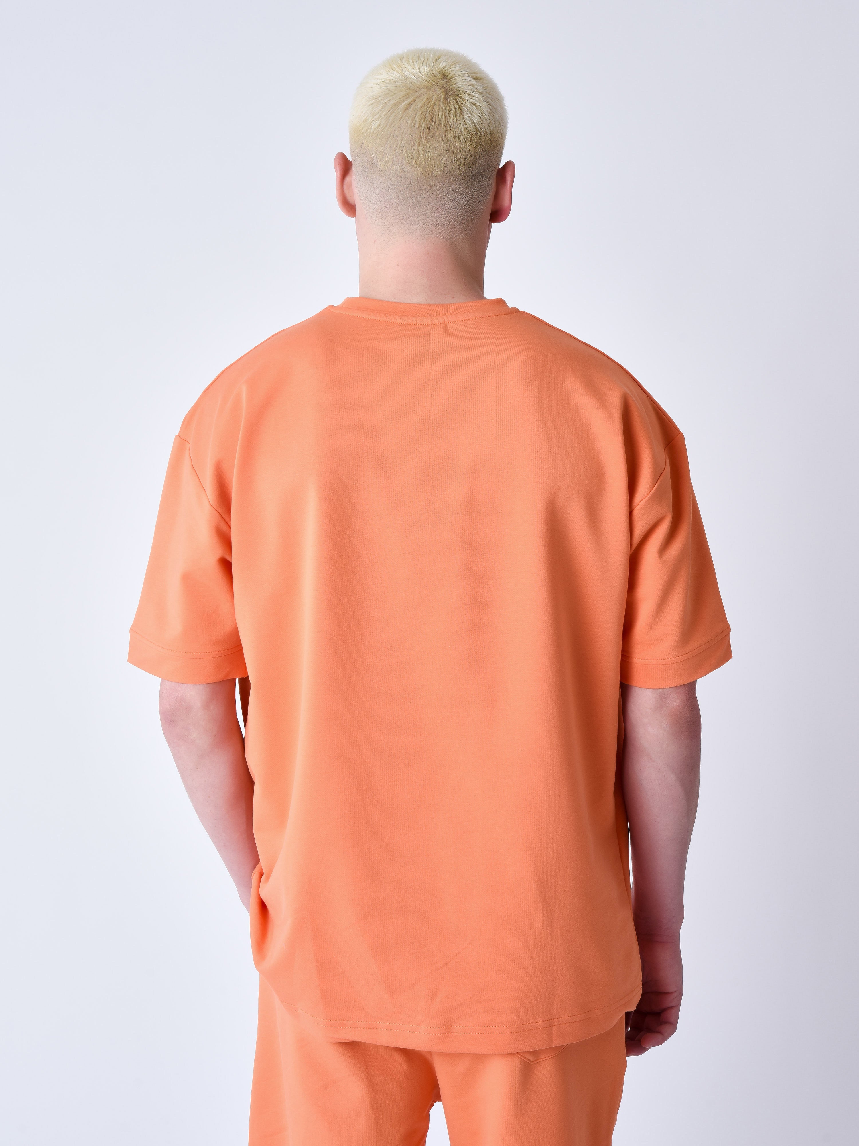 tee-shirt-classique-full-logo-broderie-essentials-orange-modelshot