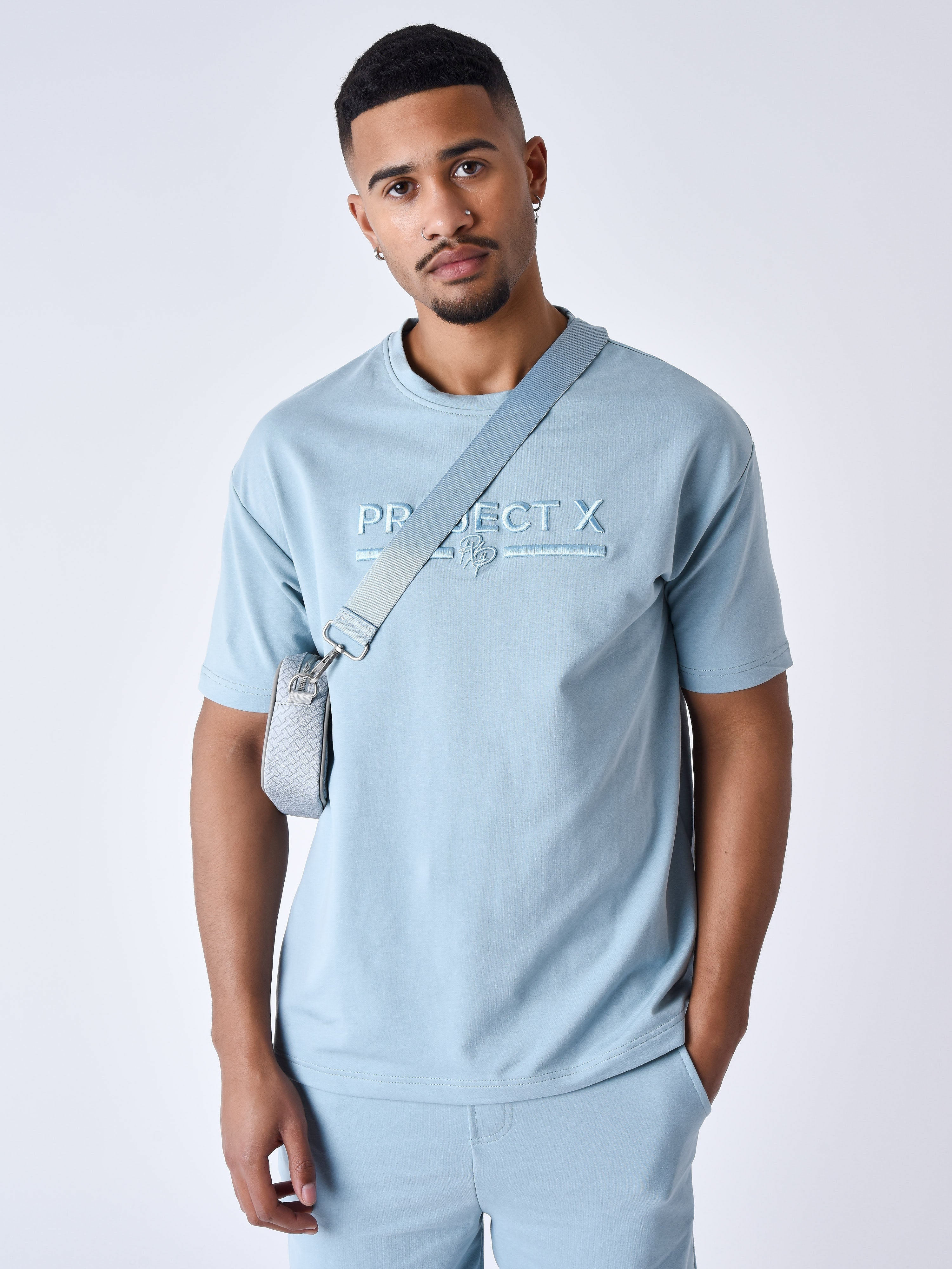 tee-shirt-classique-full-logo-broderie-4874-bleu-gris