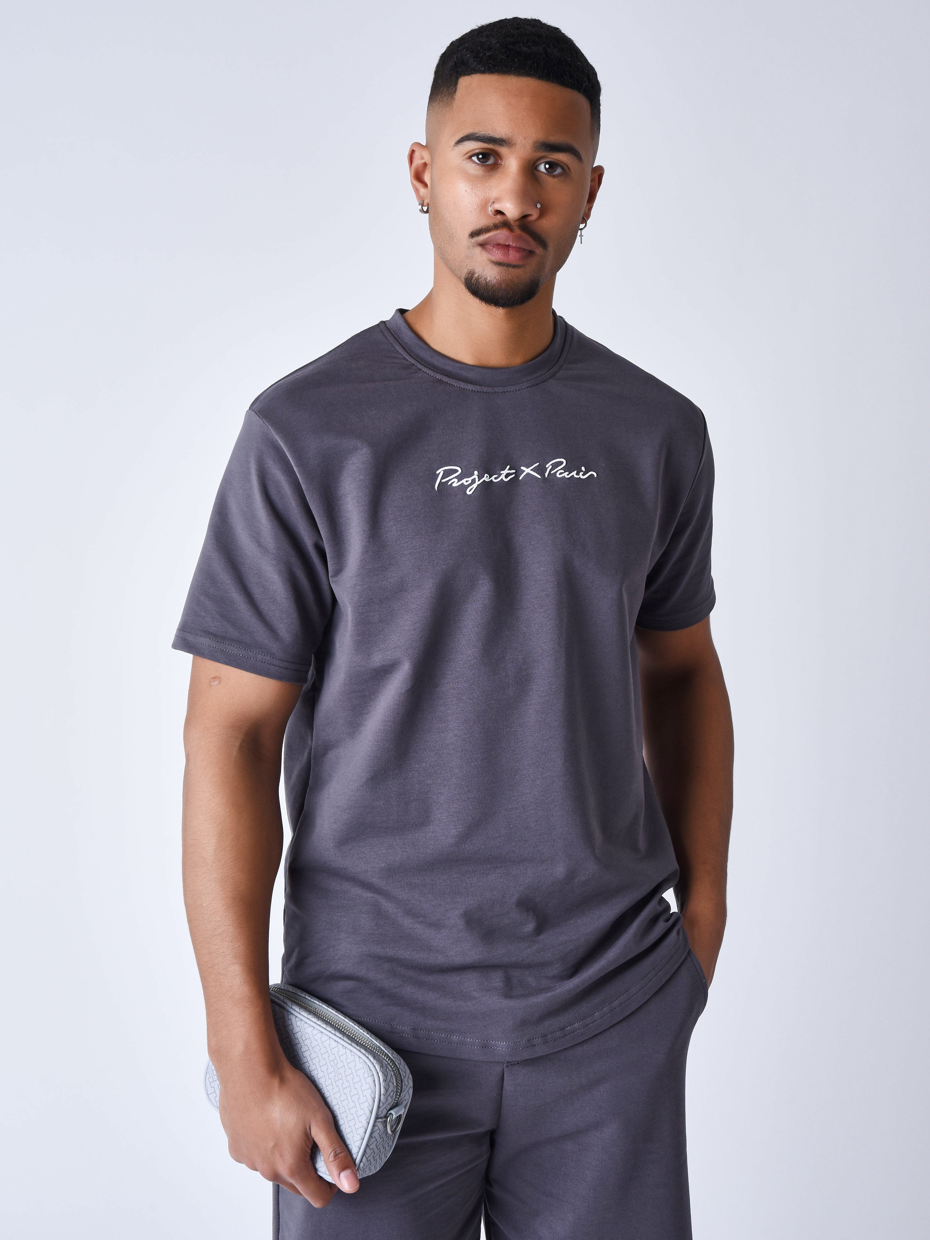 T-shirt classique brodé-1