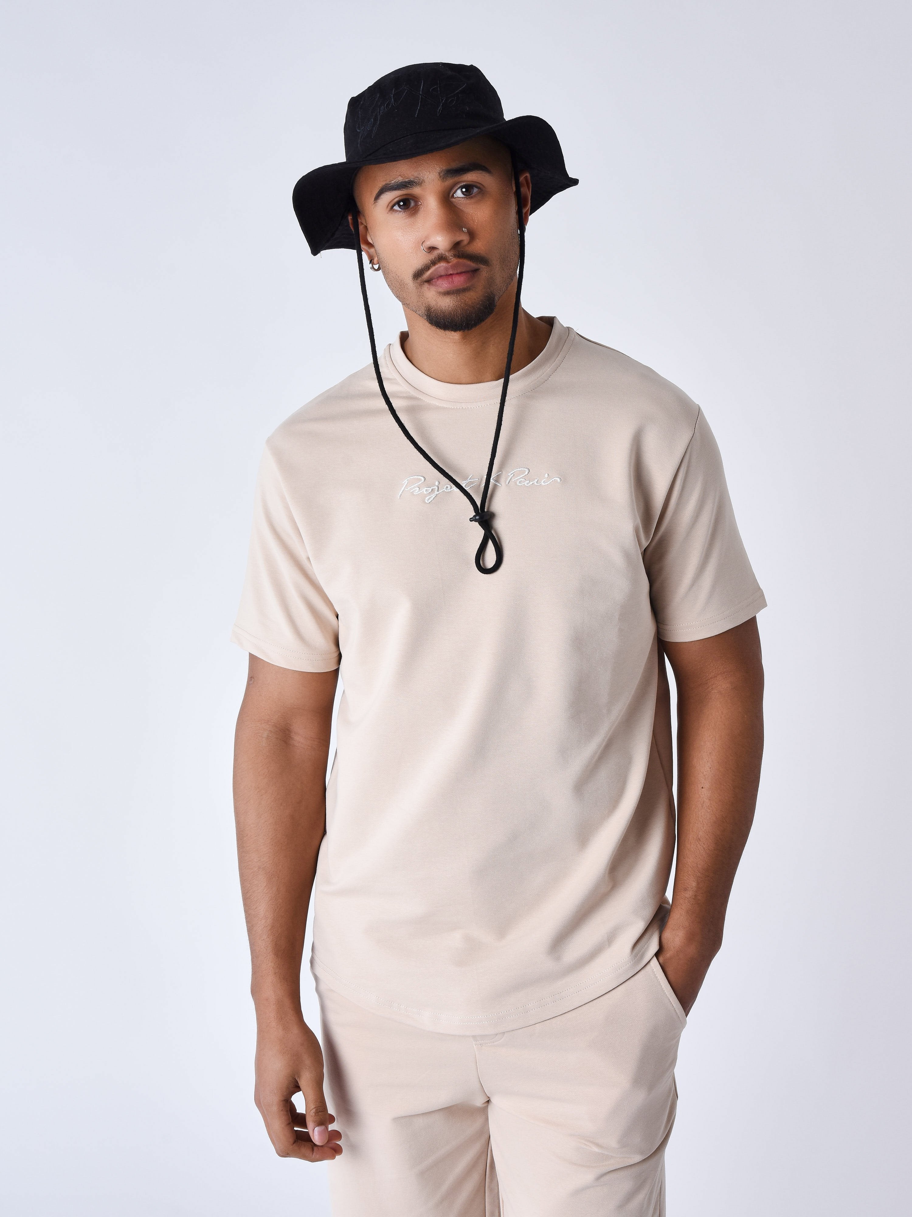 T-shirt classique brodé-1