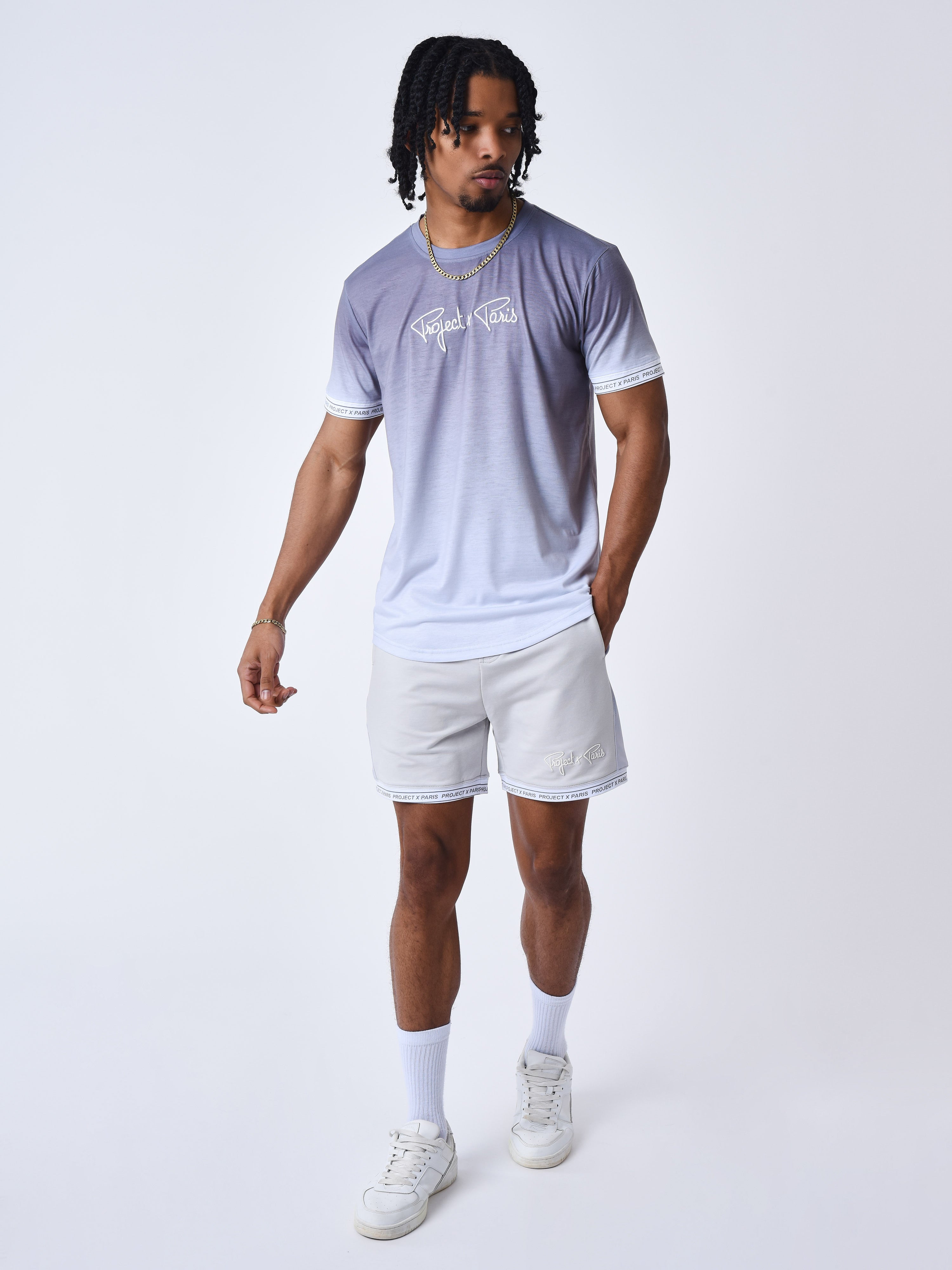 T-shirt effet dégradé-1