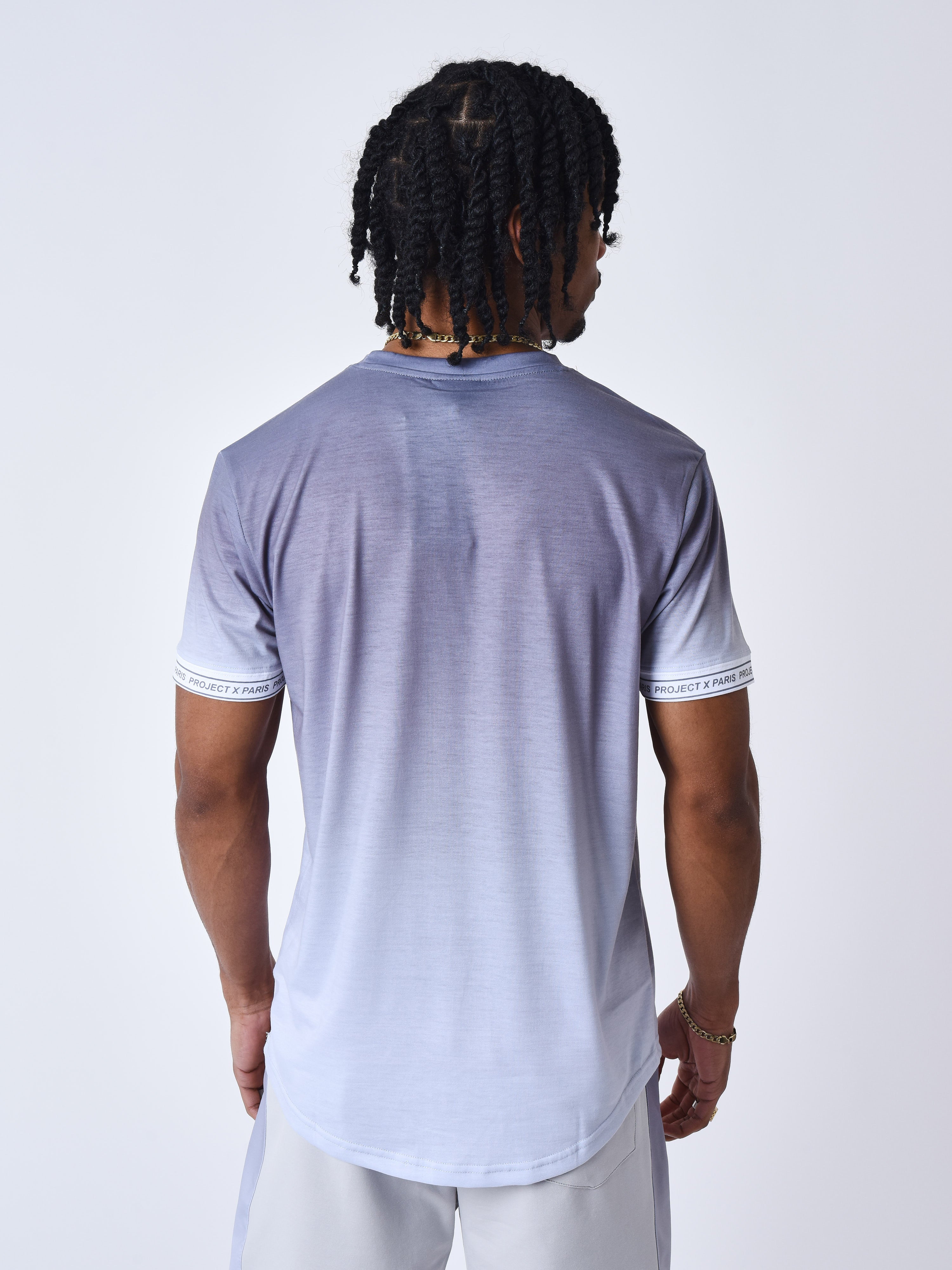 T-shirt effet dégradé-4