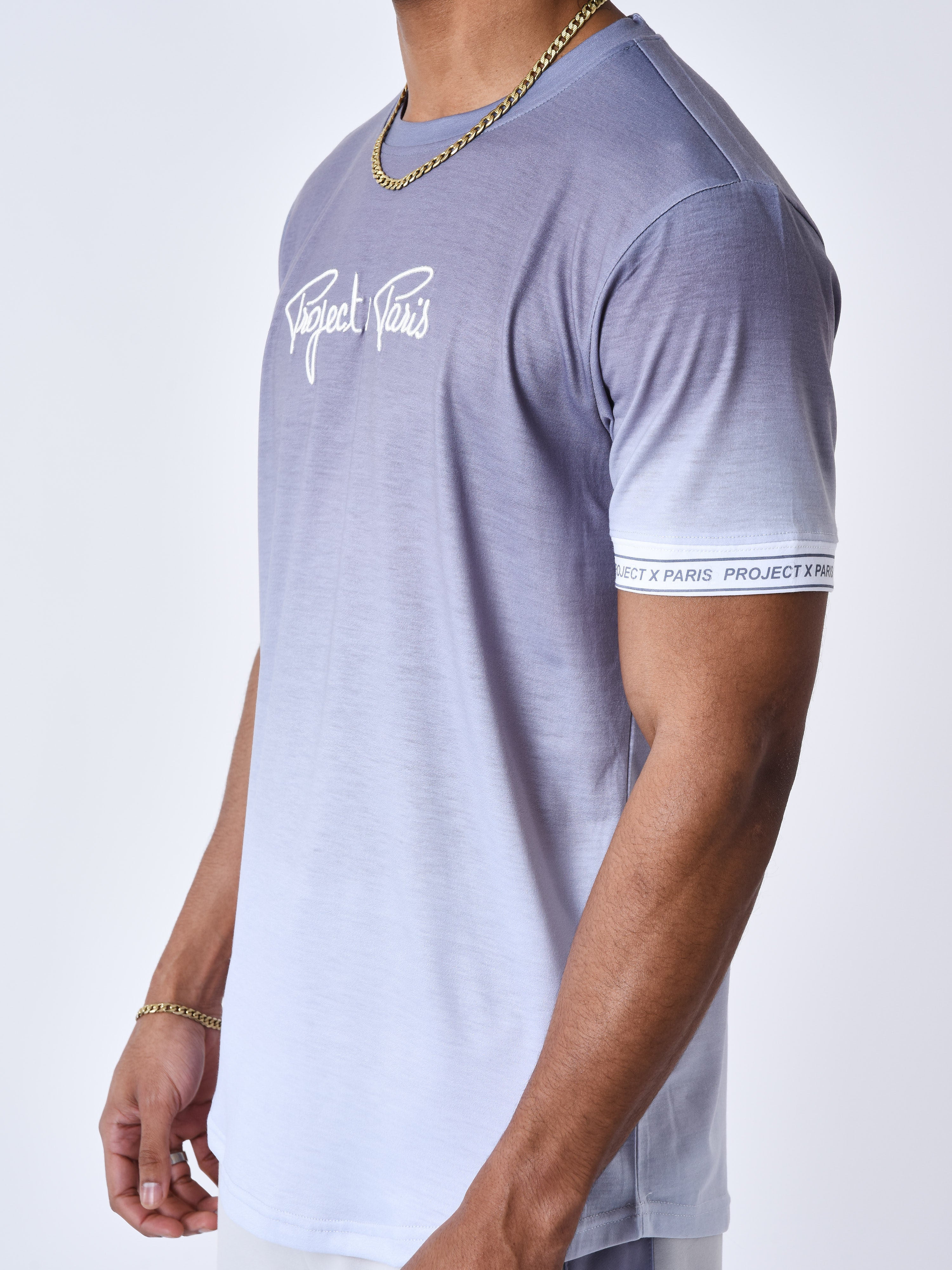 T-shirt effet dégradé-5